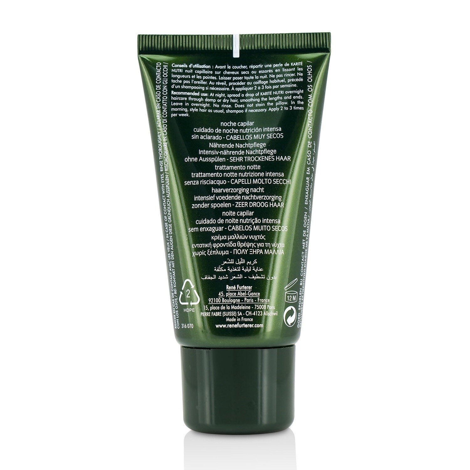 Rene Furterer Serum do włosów Karite Nutri Intense Nourishing Overnight Care (Very Dry Hair) 75ml/2.5oz