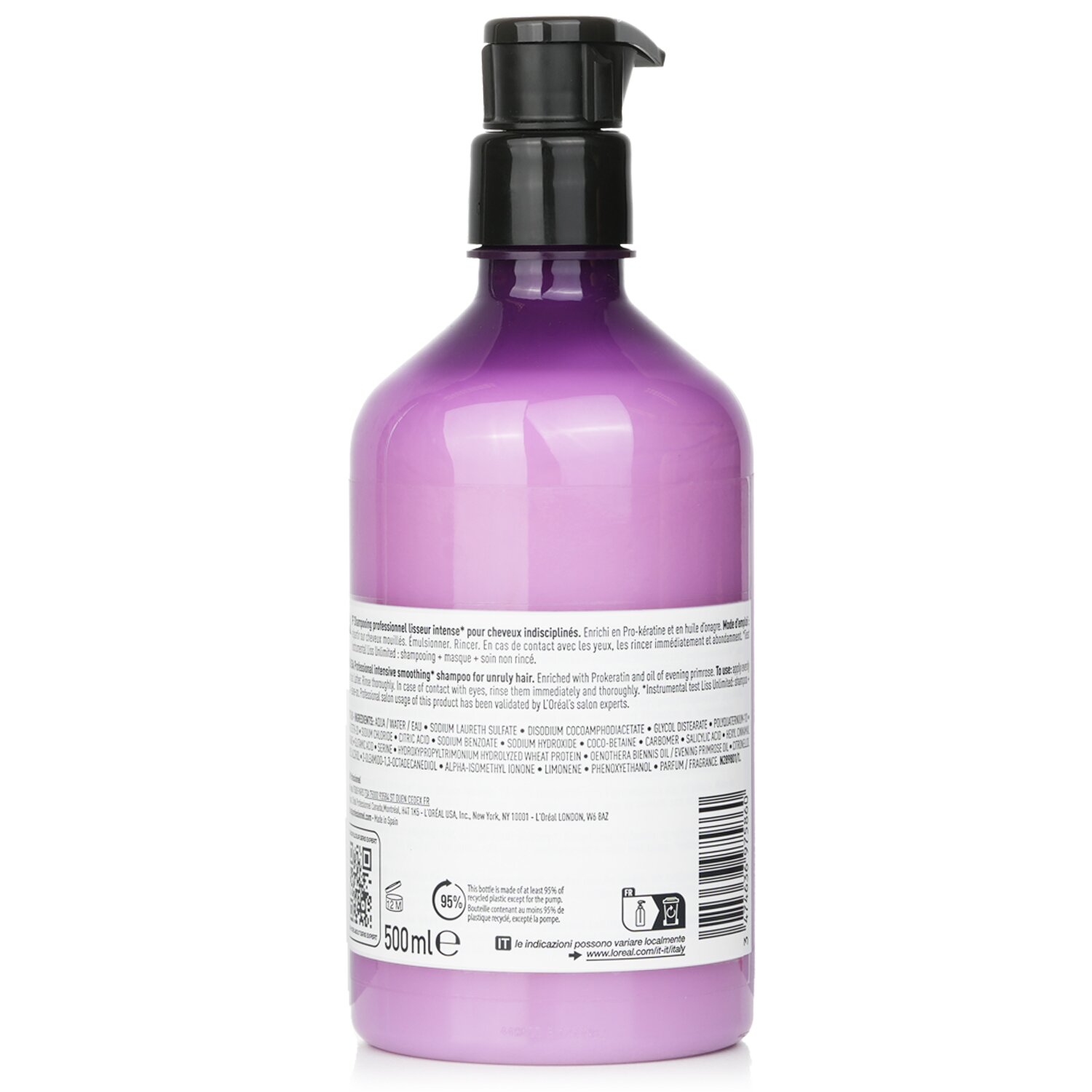 L'Oreal 歐萊雅 瞬直滋養洗髮露 500ml/16.9oz