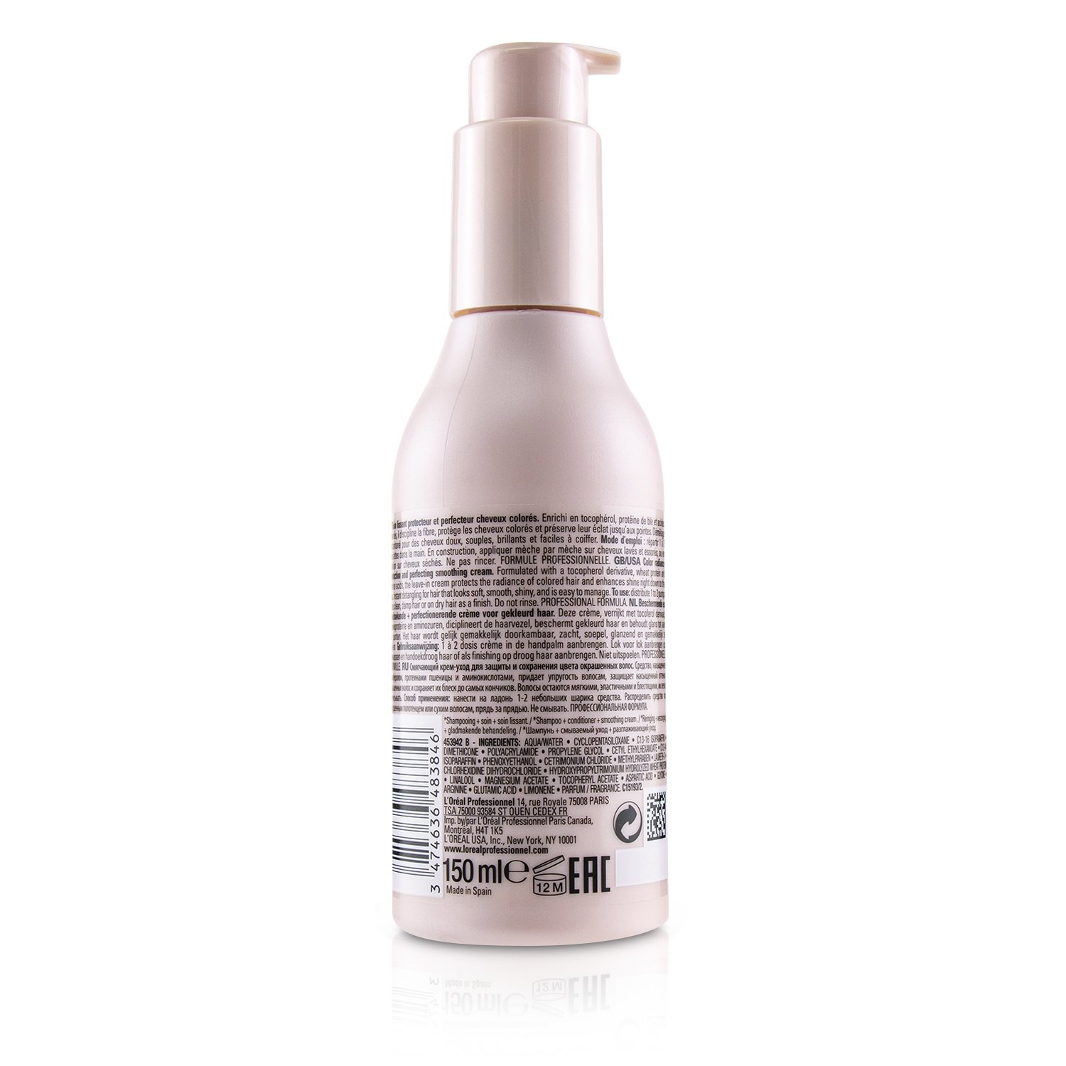 L'Oreal Szampon do włosów Professionnel Serie Expert - Vitamino Color A-OX Color Radiance Protection + Perfecting Smoothing Cr 150ml/5.1oz