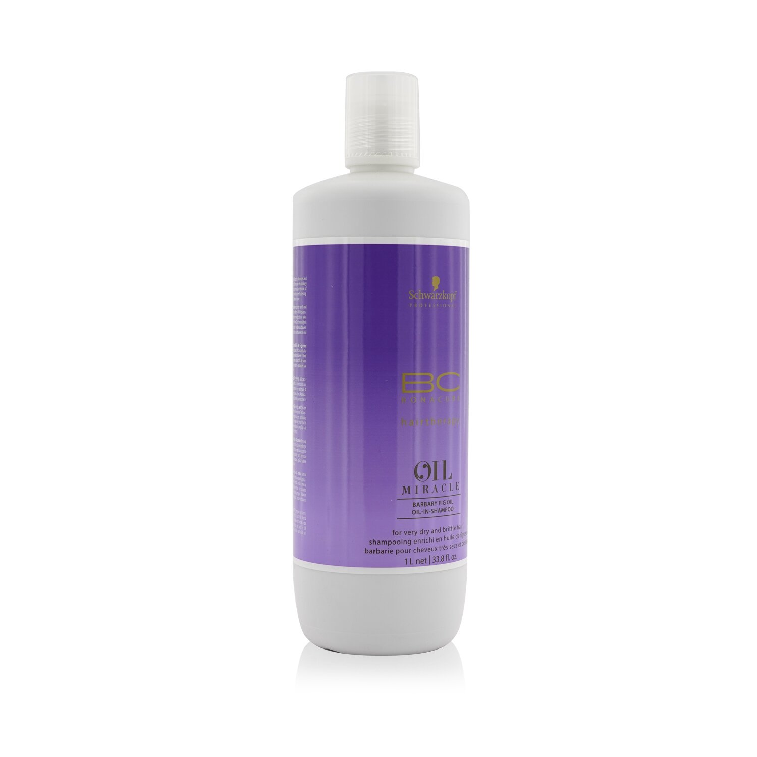 Schwarzkopf BC Oil Miracle Barbary Fig Oil Oil-In-Shampoo (For Very Dry and Brittle Hair) 1000ml/33.8oz