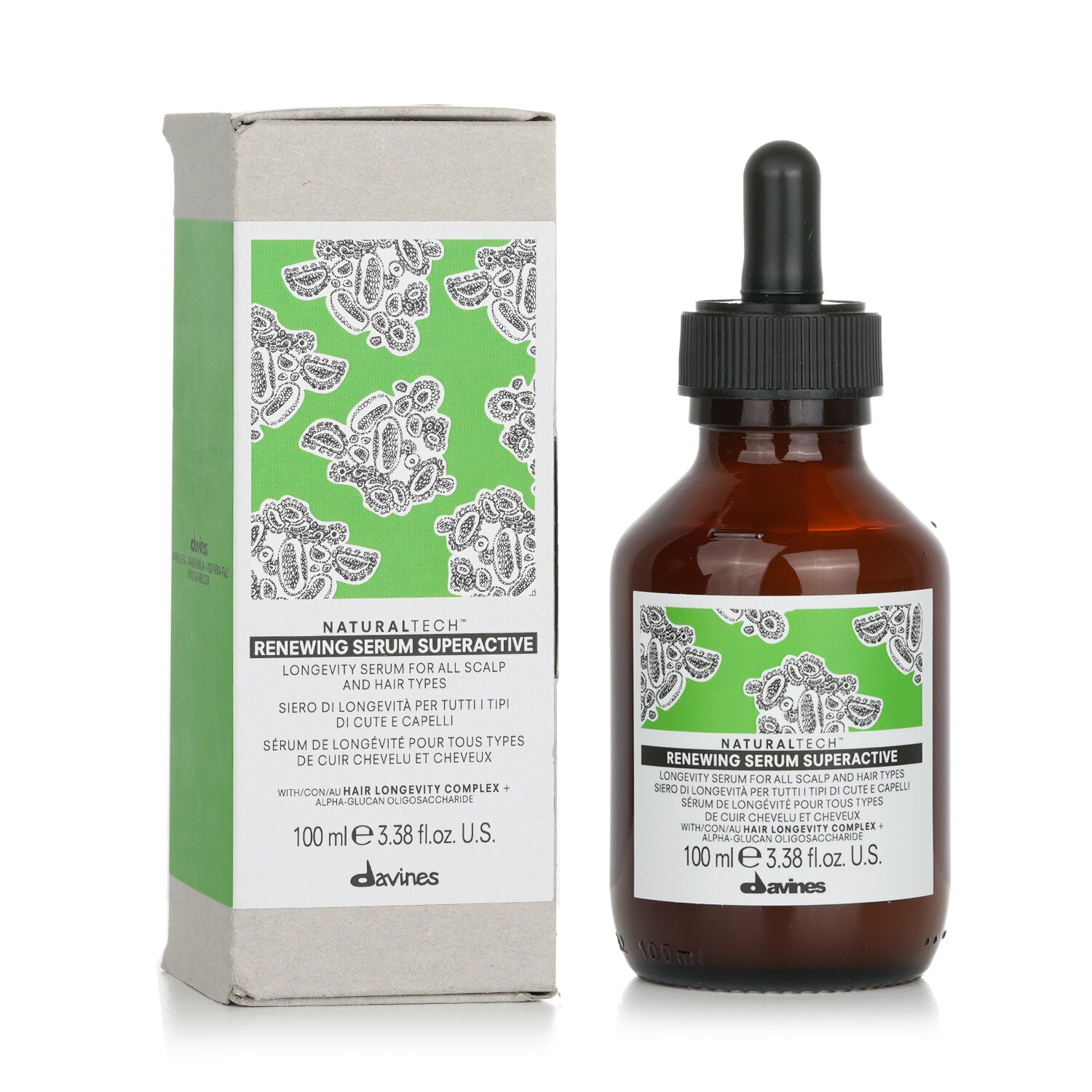 Davines Natural Tech Renewing Serum Superactive (For All Scalp and Hair Types) 100ml/3.38oz