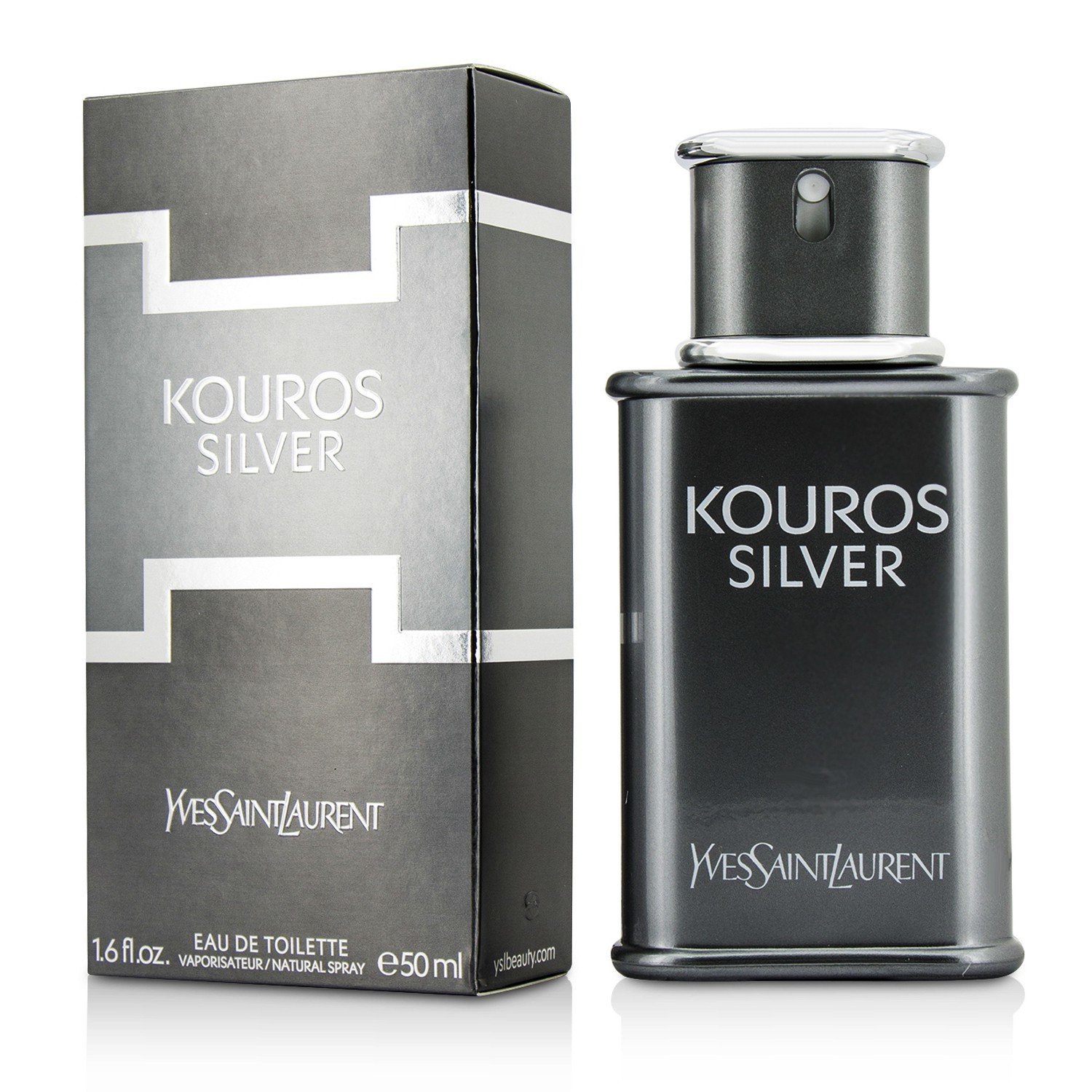 Yves Saint Laurent Kouros Silver Eau De Toilette Spray 50ml/1.7oz