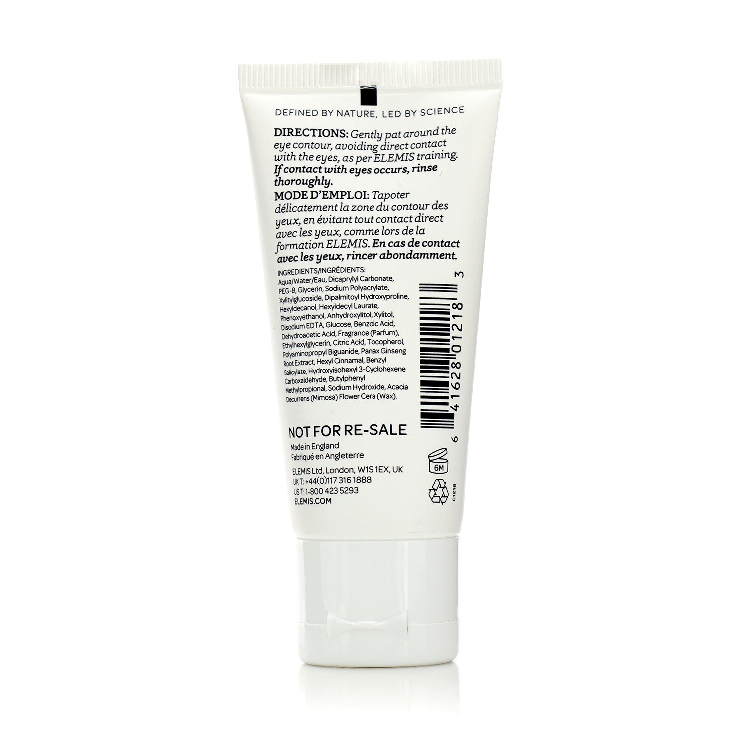 Elemis 艾麗美 Time Defence 男士抗衰老眼霜 (Salon適用) 30ml/1oz