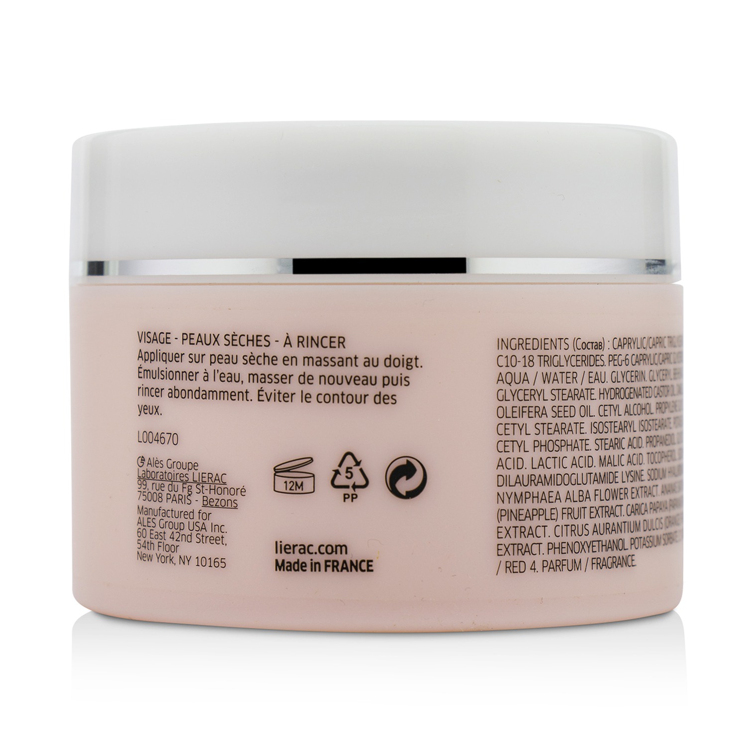 Lierac Double Nettoyant Baume-En-Huile Balm in Oil Double Cleanser 120g/4.23oz