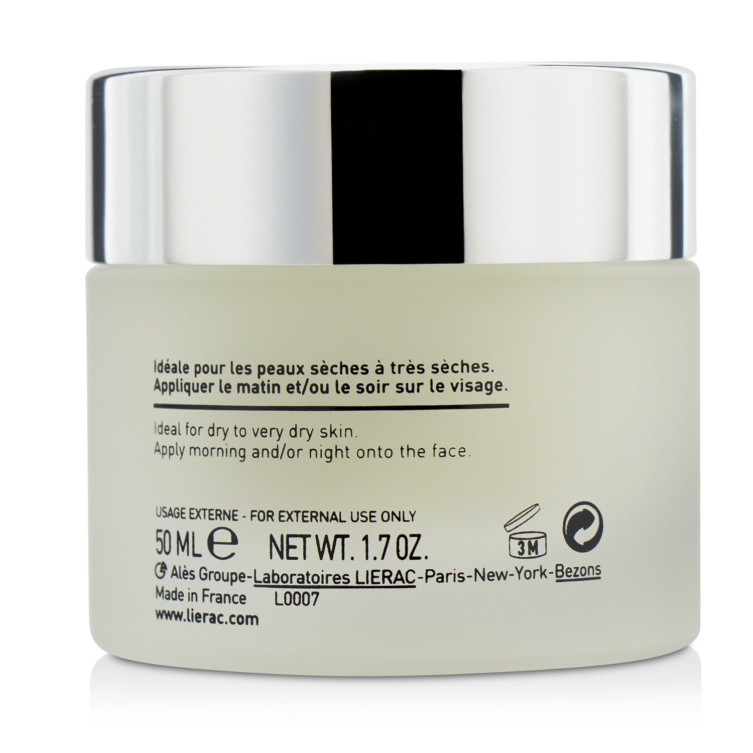 Lierac Deridium Wrinkle Correction Nourishing Cream (For Dry To Very Dry Skin) 50ml/1.7oz