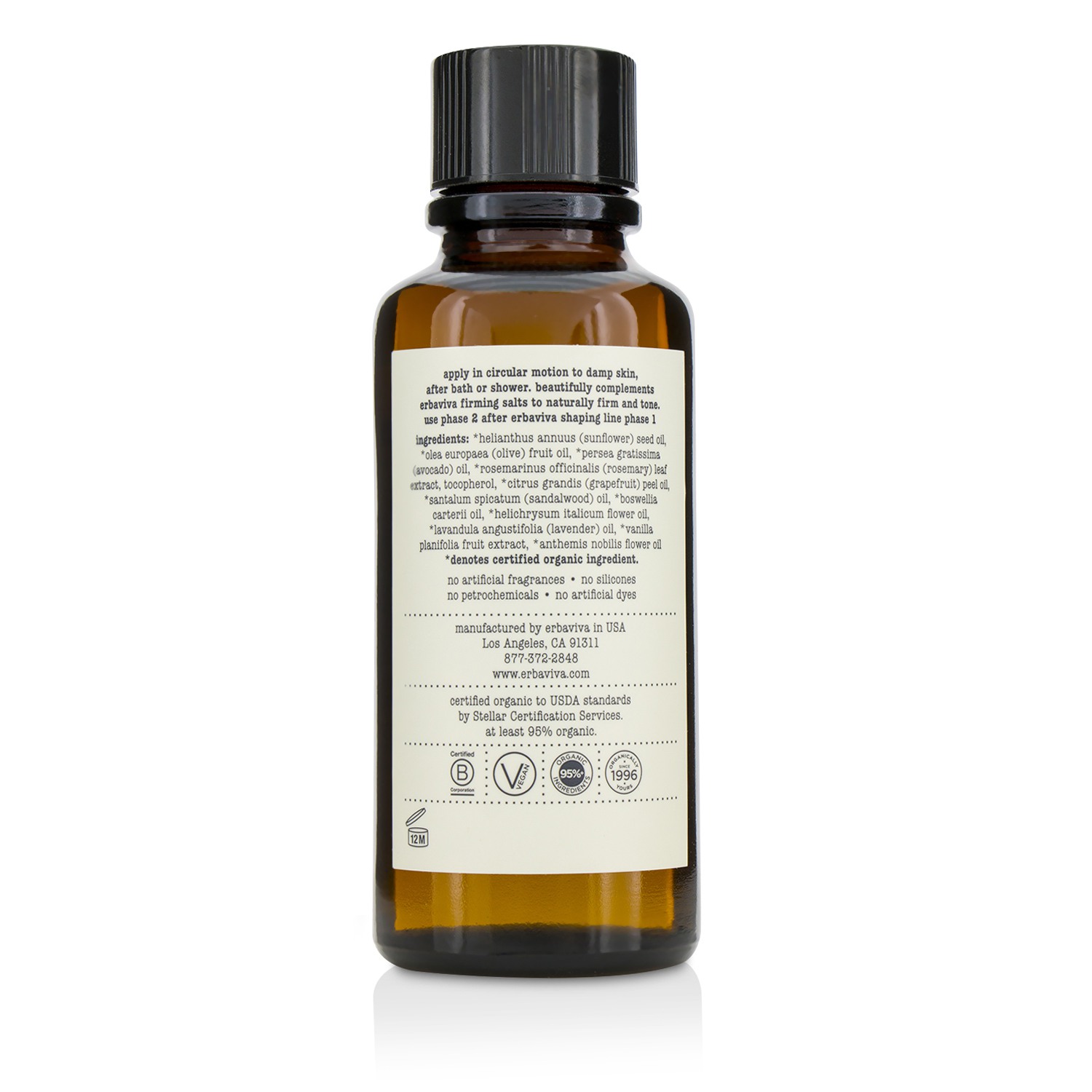 Erbaviva Firming Oil : Phase 2 120ml/4oz