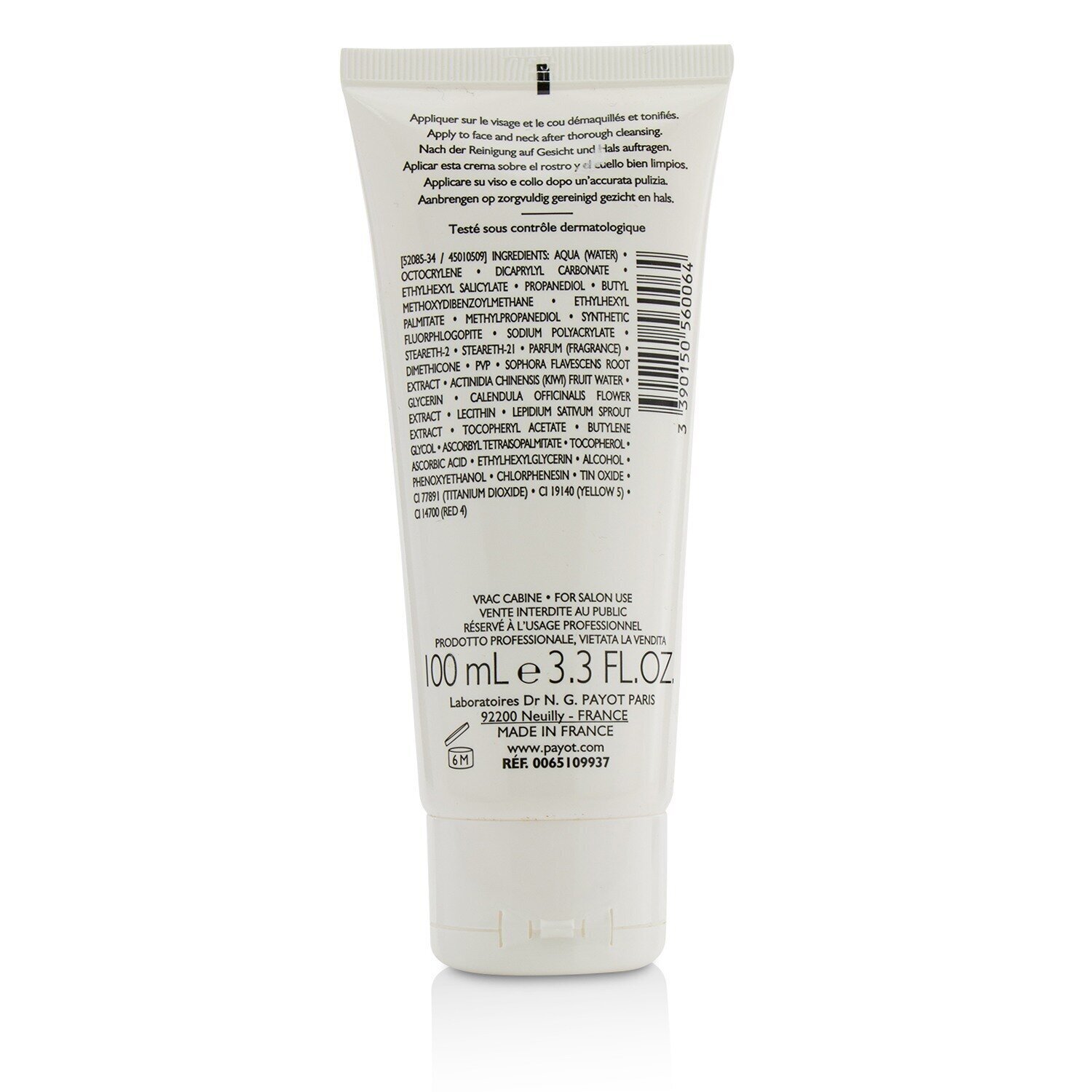 Payot كريم مكمل للبشرة Uni Skin Jour ( حجم صالون ) 100ml/3.3oz