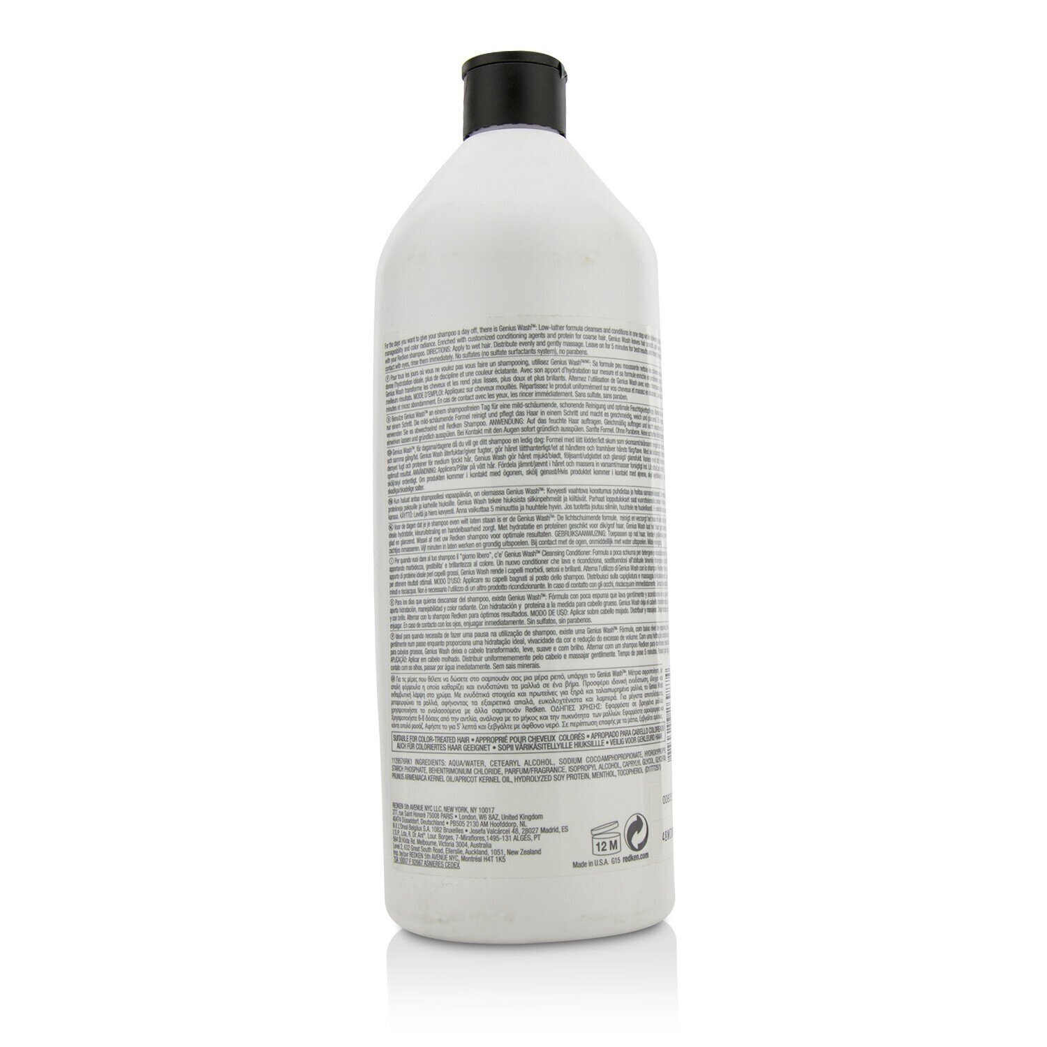 Redken Genius Wash Cleansing Conditioner (For Coarse Hair) 1000ml/33.8oz