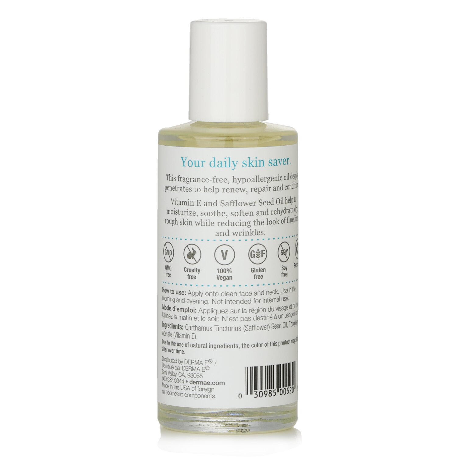 Derma E 維他命E護膚油 14,000 IU 60ml/2oz