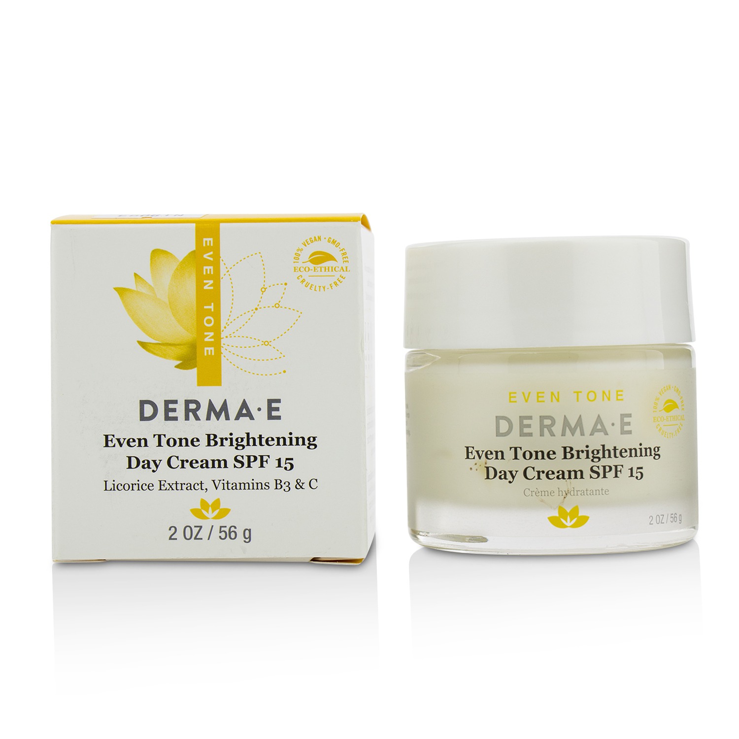 Derma E Even Tone Brightening Day Cream SPF 15 56g/2oz