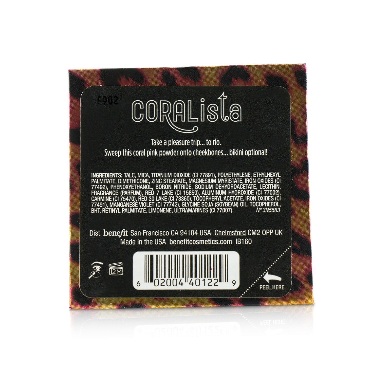 Benefit CORALista Blush For A Tropical Flush 8g/0.28oz