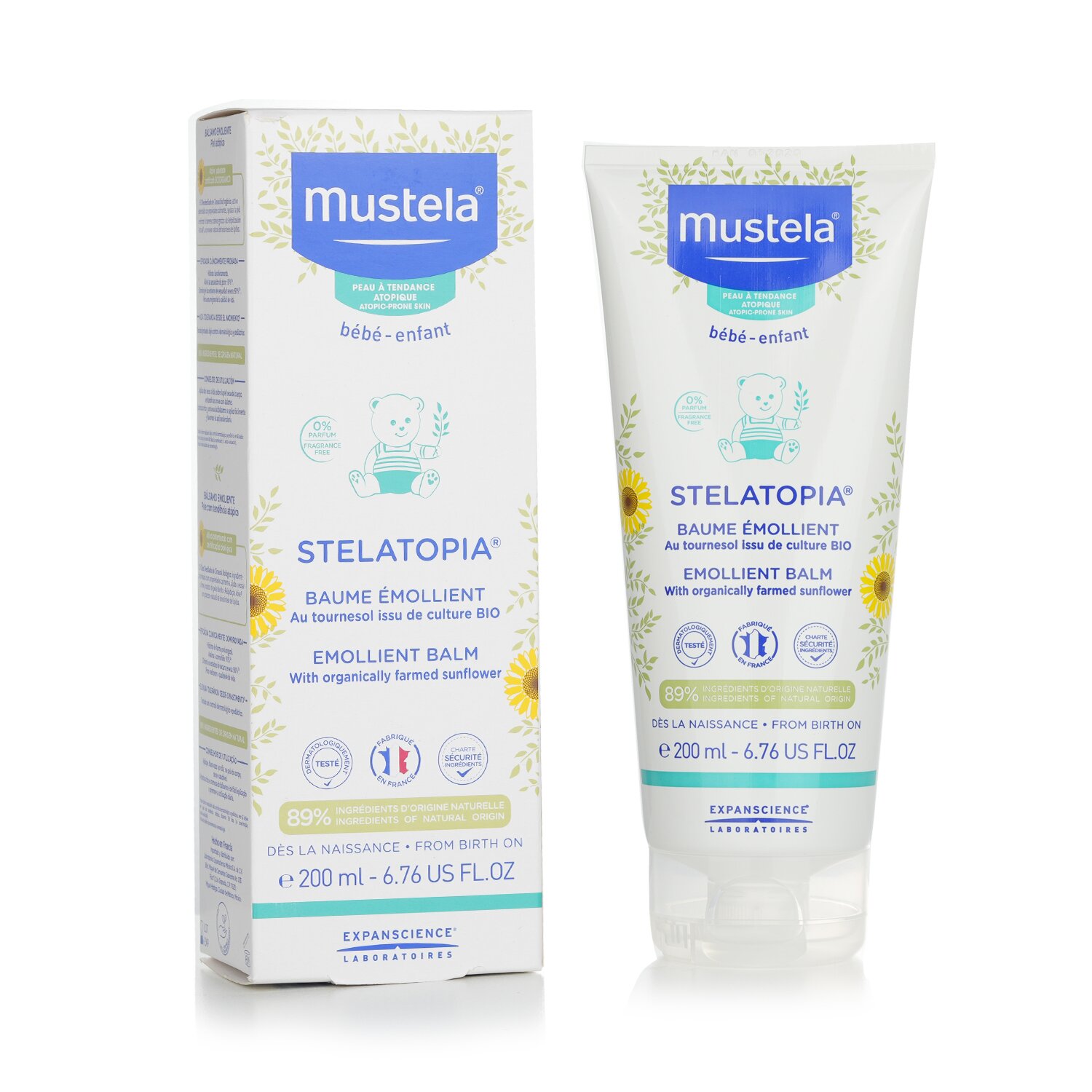 Mustela Stelatopia Bálsamo Emoliente - Para Piel Propensa a Atópica 200ml/6.76oz
