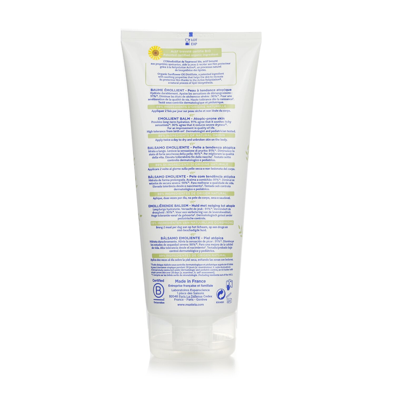 Mustela Stelatopia Bálsamo Emoliente - Para Piel Propensa a Atópica 200ml/6.76oz