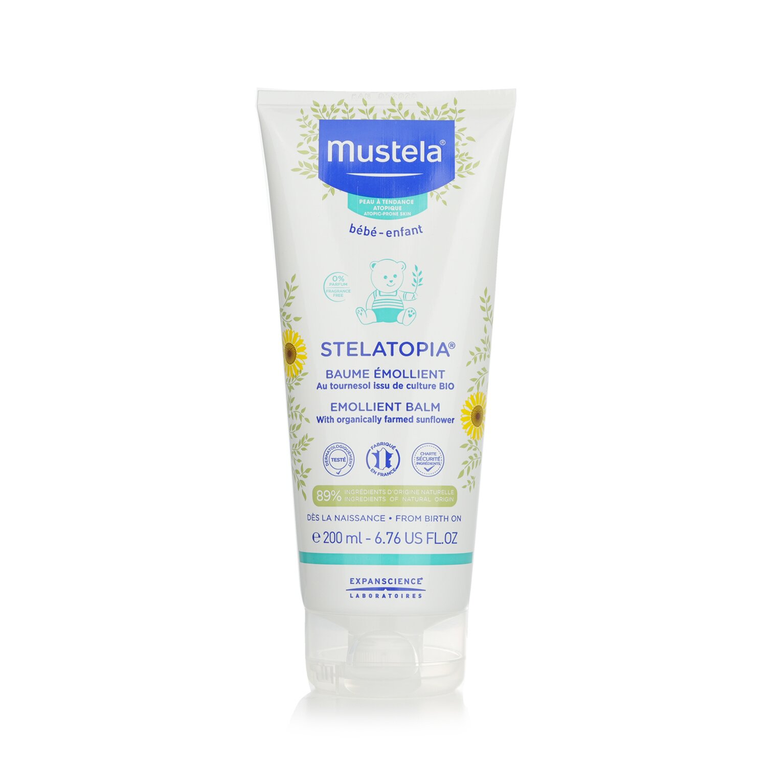 Mustela Stelatopia Bálsamo Emoliente - Para Piel Propensa a Atópica 200ml/6.76oz