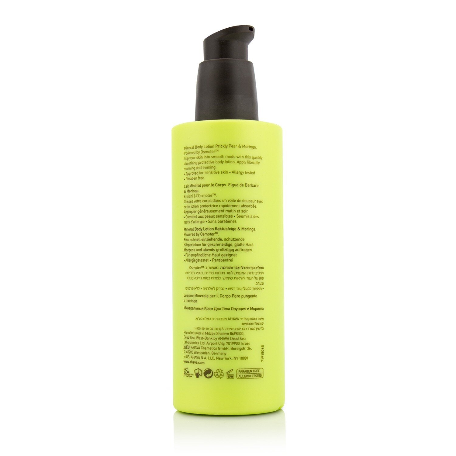 Ahava Deadsea Water Loción Corporal Mineral - Prickly Pear & Moringa 250ml/8.5oz