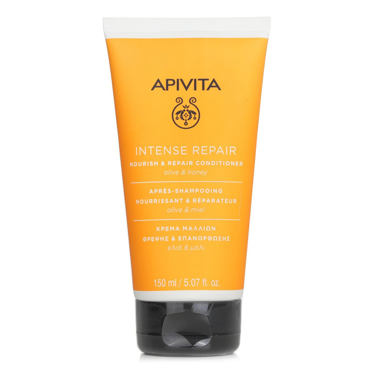 Apivita بلسم مرمم ومغذٍ بالزيتون والعسل (للشعر الجاف والتالف) 150ml/5.07oz