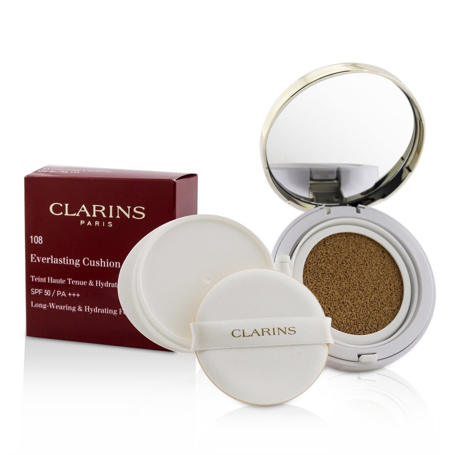 Clarins Everlasting Cushion Foundation SPF 50 13ml/0.5oz