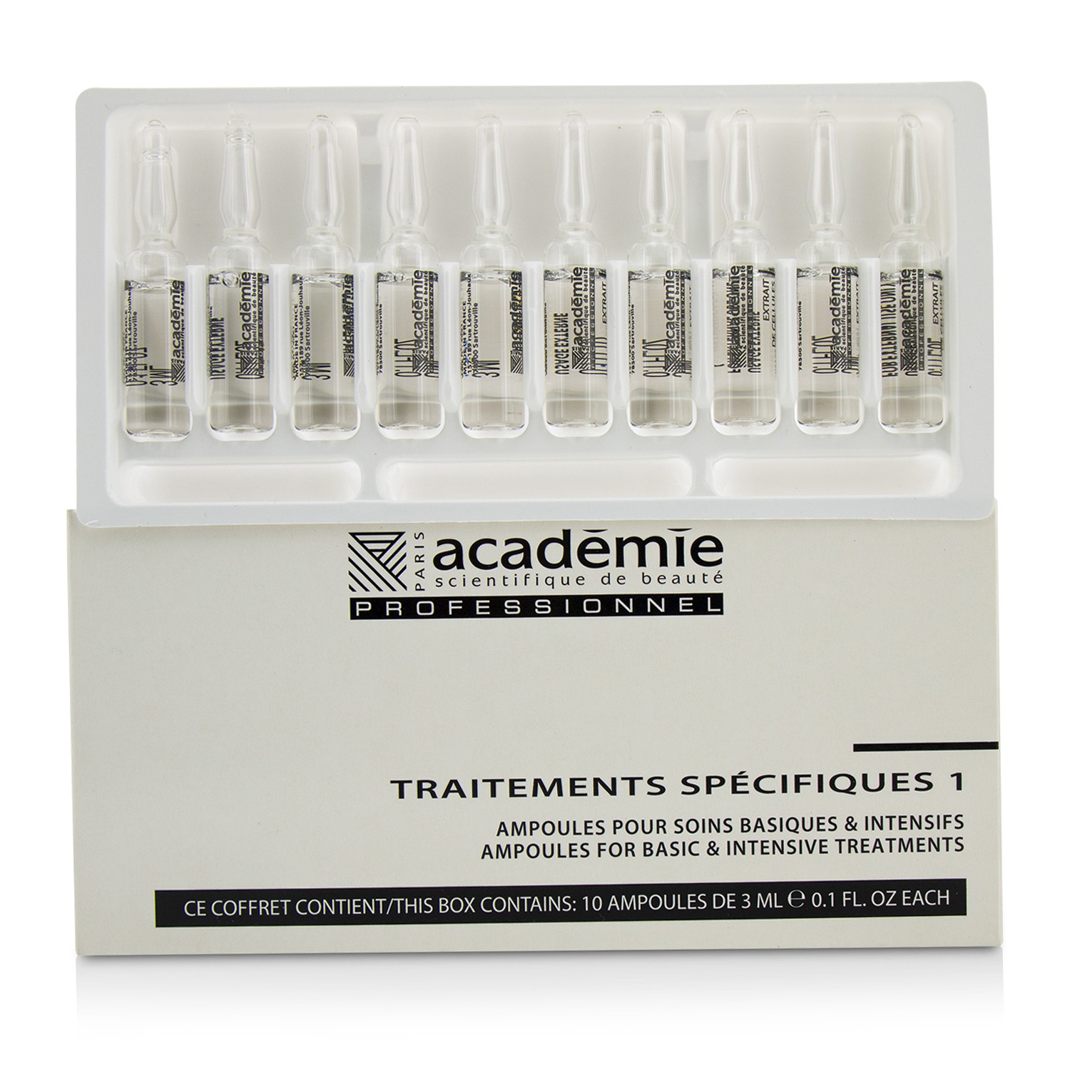Academie Specific Treatments 1 Ampoules Integral Cells Extracts - Salongprodukt 10x3ml/0.1oz