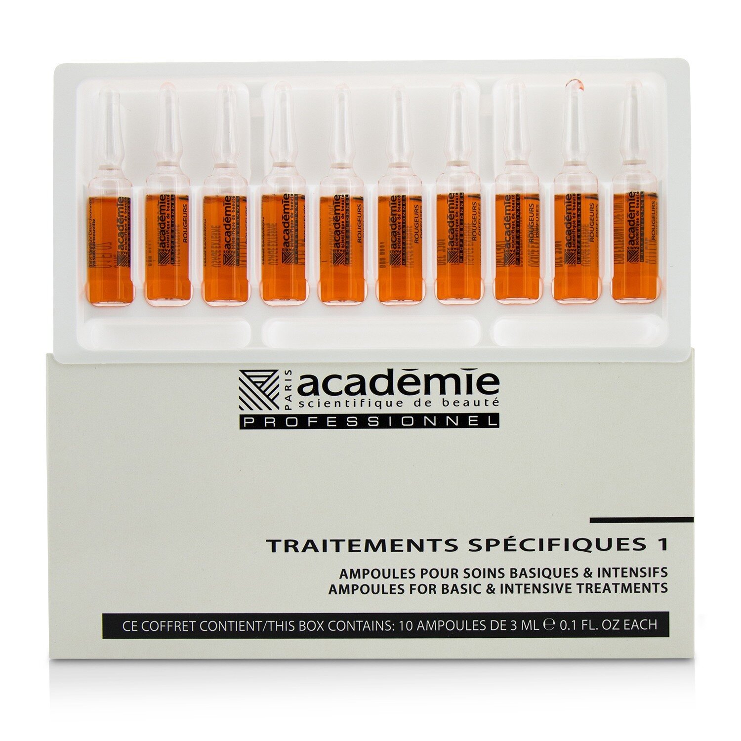 Academie Specific Treatments 1 Ampoules Rougeurs Diffuses - Salon Product 10x3ml/0.1oz