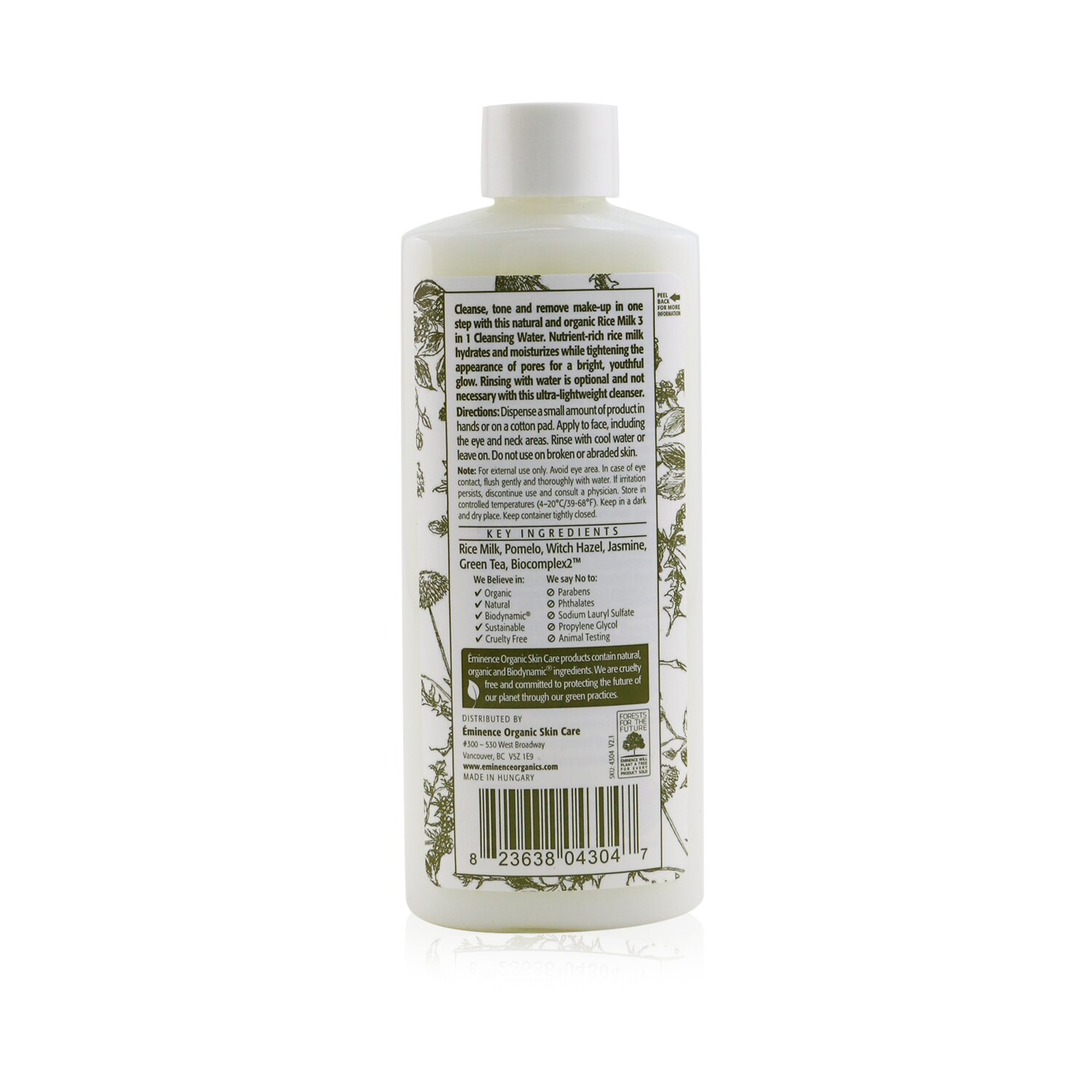 Eminence Rice Milk 3 In 1 Cleansing Water 125ml/4.2oz