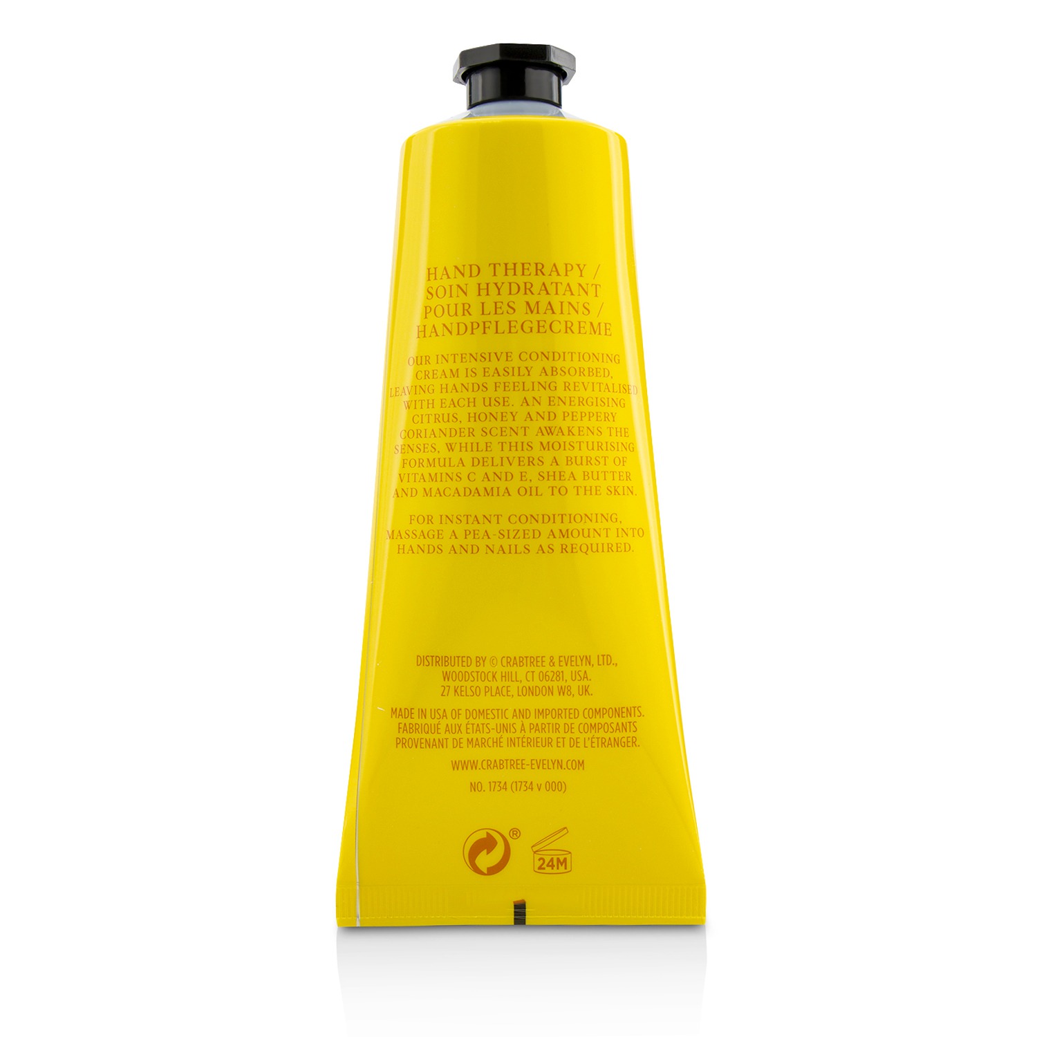 Crabtree & Evelyn 瑰珀翠 檸檬香菜籽 護手護甲霜 100ml/3.45oz