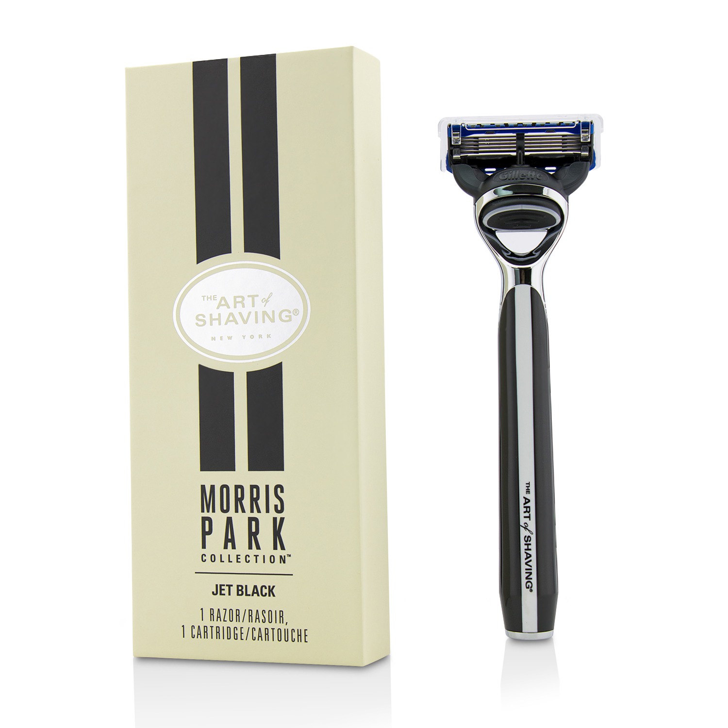 The Art Of Shaving Morris Park Collection Razor סכין גילוח - Jet Black 1pc