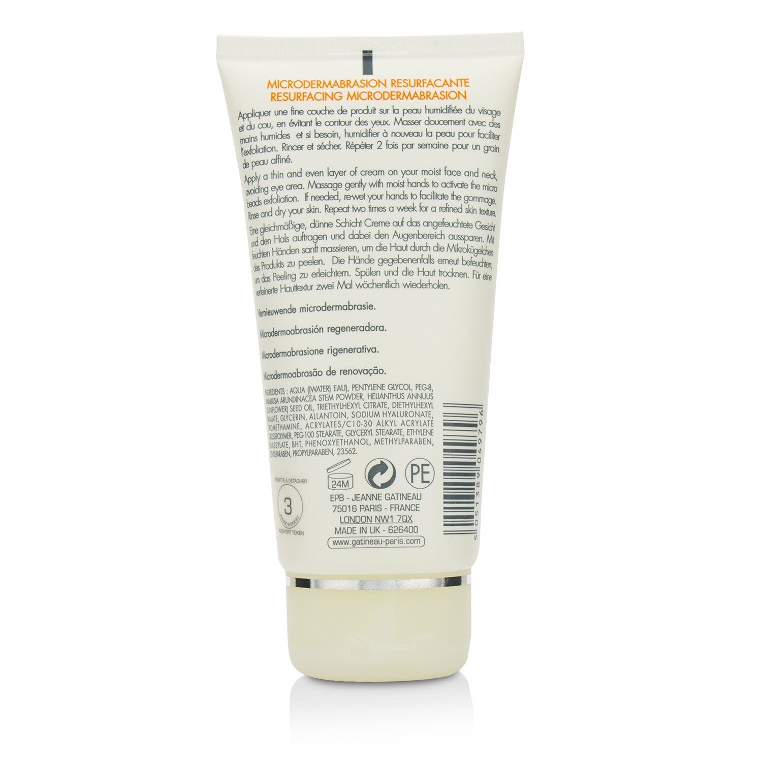 Gatineau Peeling Expert Microdermabrasion Exfoliating Cream With Micro-Beads 75ml/2.5oz