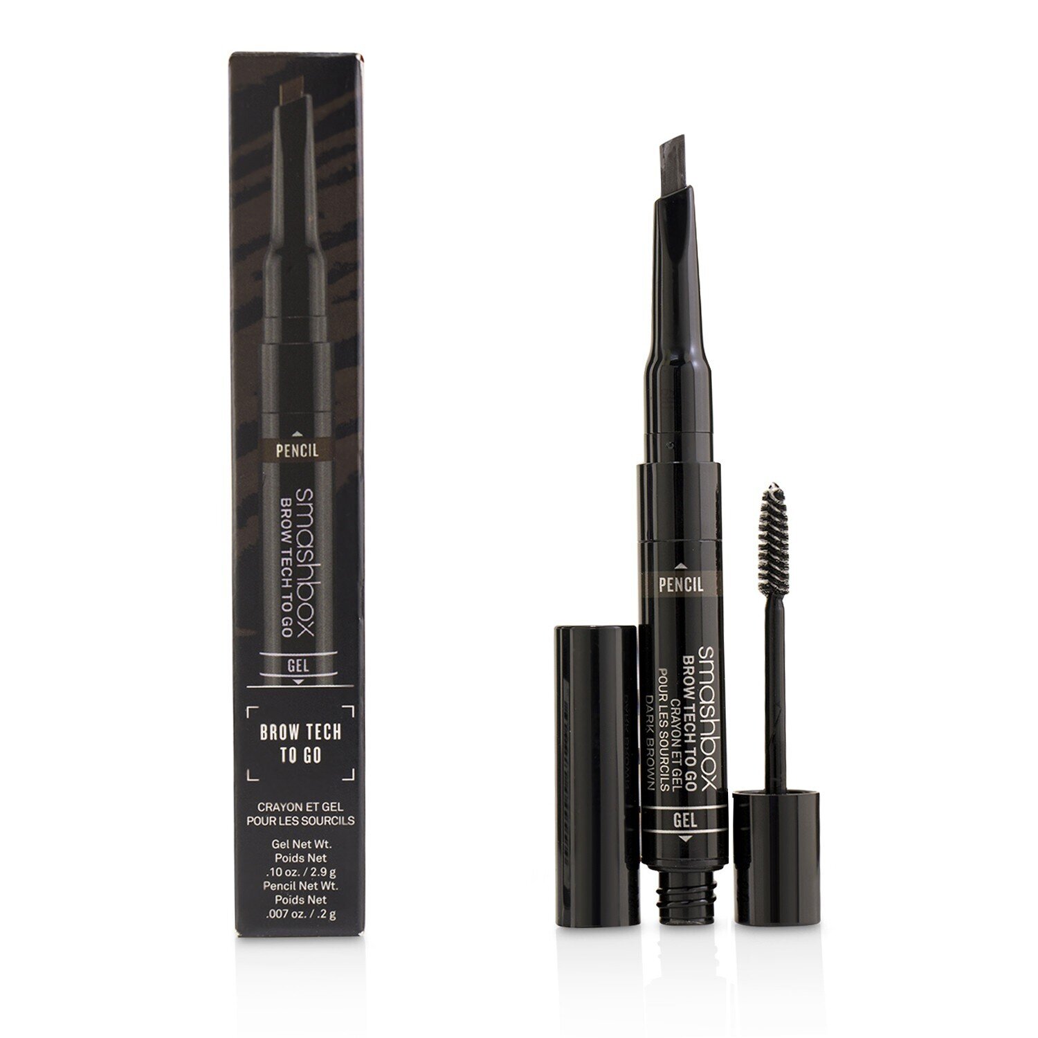 Smashbox Brow Tech To Go (Gel 2.9g/0.1oz + Pencil 0.2g/0.007oz)Brown 3.1g/0.107oz