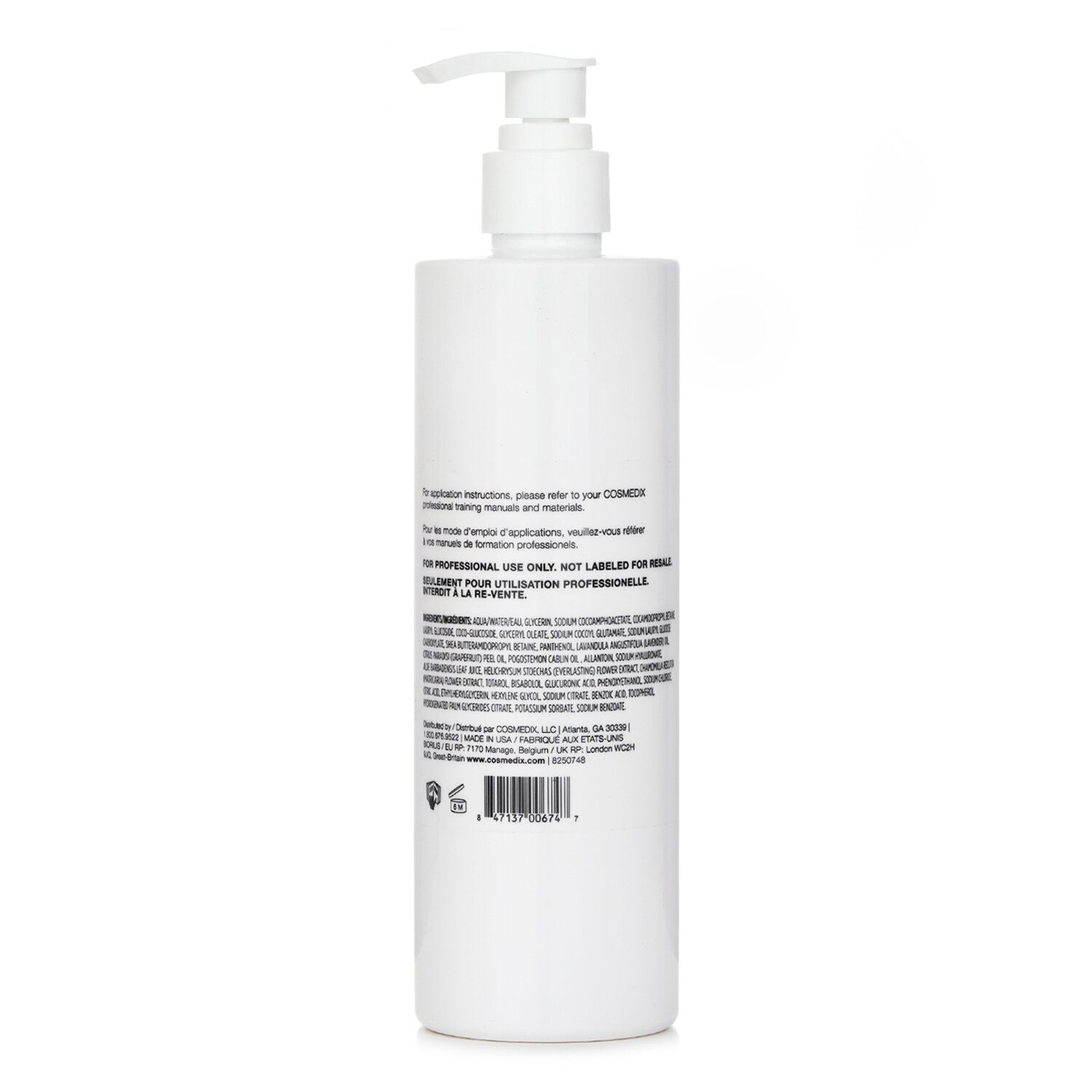 CosMedix Limpiador calmante Elite Gentle Clean - Tamaño de salón 360ml/12oz