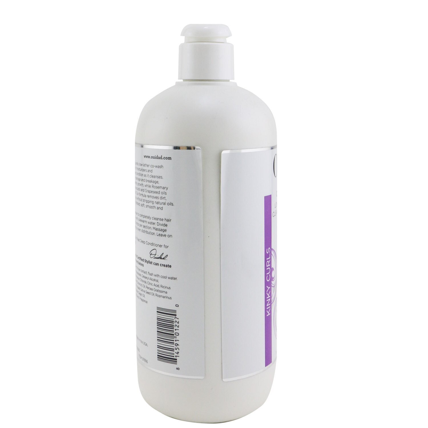 Ouidad Curl Immersion Low-Lather Coconut Cleansing Conditioner (Kinky Curls) 500ml/16oz