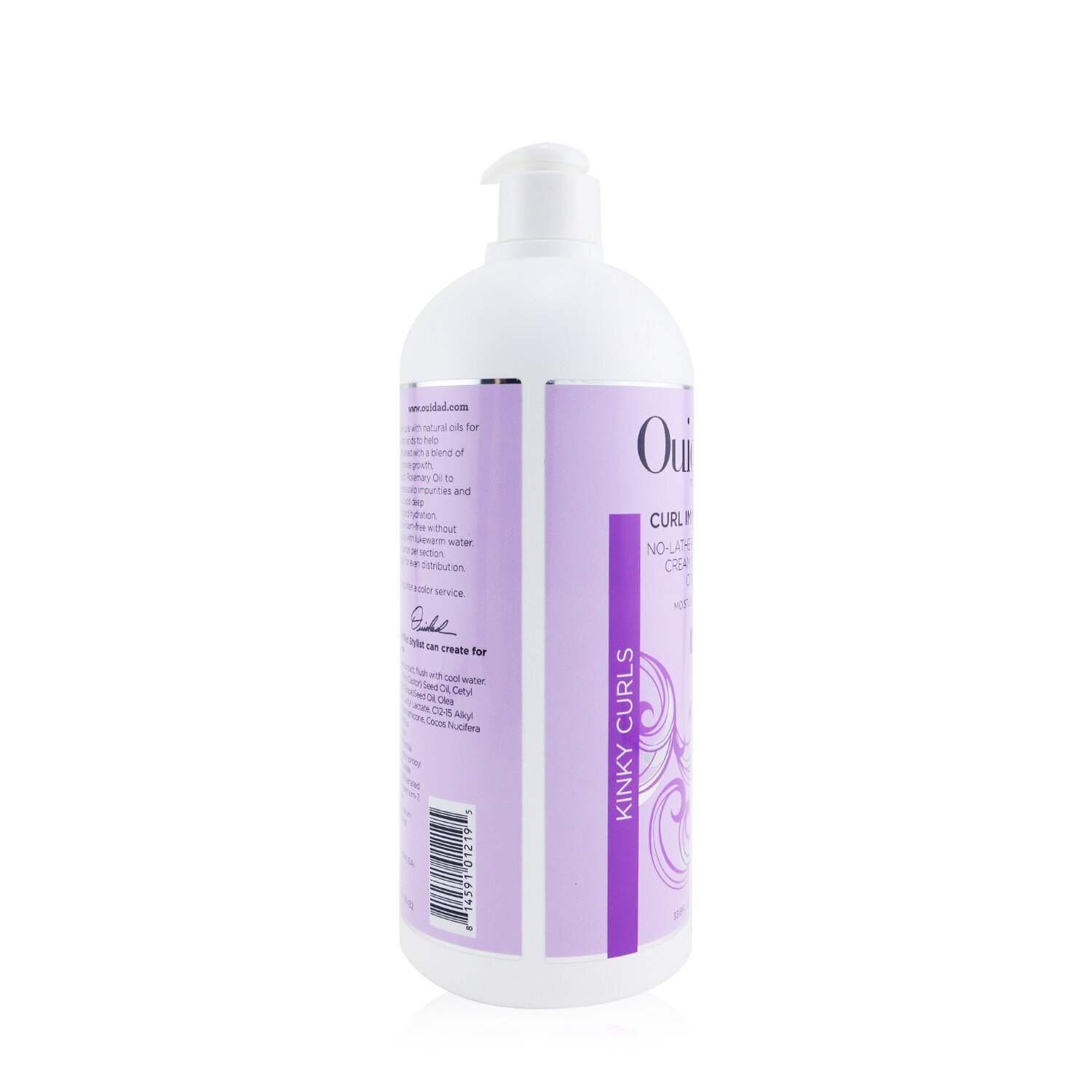 Ouidad Curl Immersion No-Lather Coconut Cream Cleansing Conditioner (Kinky Curls) 1000ml/33.8oz