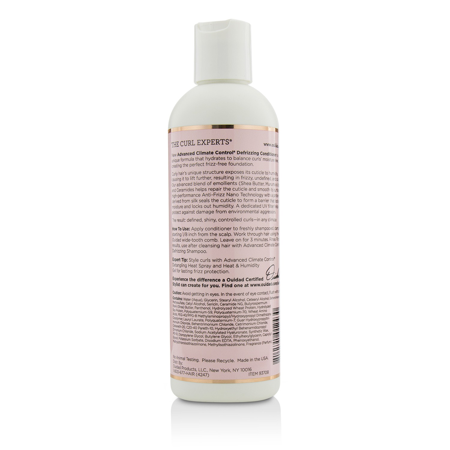 Ouidad Advanced Climate Control Defrizzing Conditioner (All Curl Types) 250ml/8.5oz