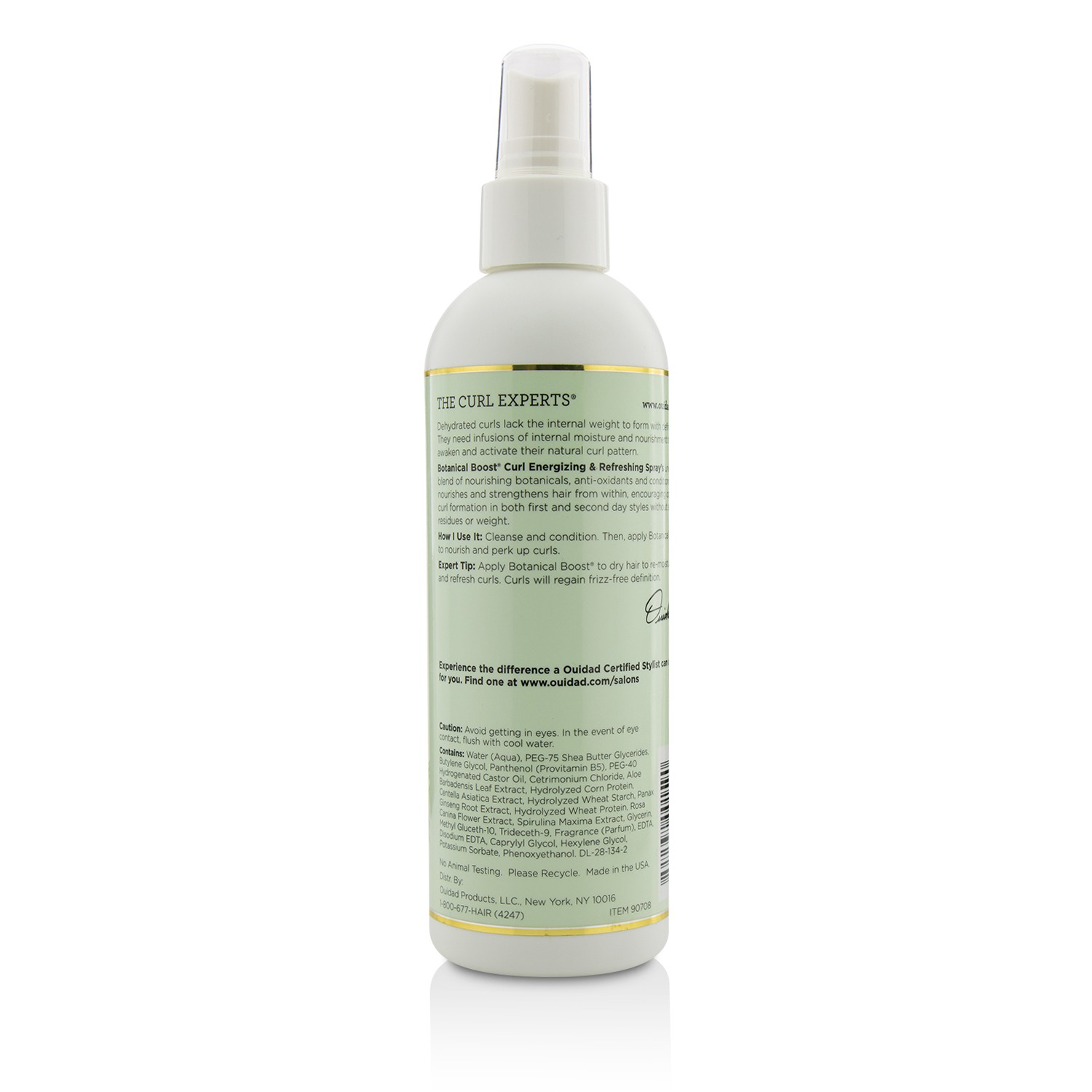 Ouidad Botanical Boost Curl Energizing & Refreshing Spray (All Curl Types) 250ml/8.5oz