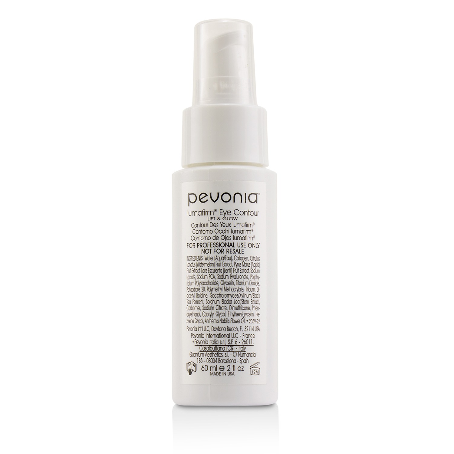 Pevonia Botanica Lumafirm Eye Contour Lift & Glow (Salon Size) 60ml/2oz