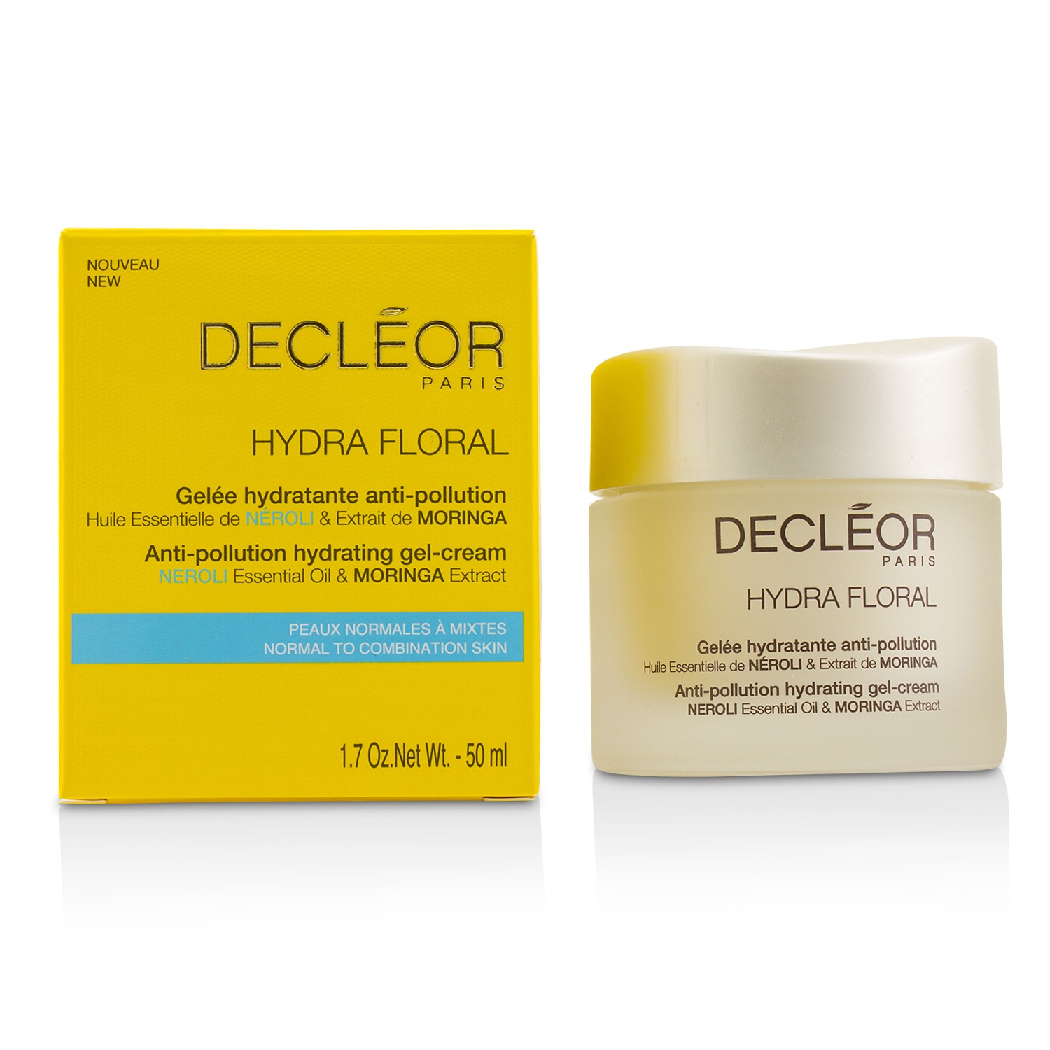 Decleor Hydra Floral Neroli & Moringa Anti-Pollution Hydrating Gel-Cream - Normal to Combination Skin 50ml/1.7oz