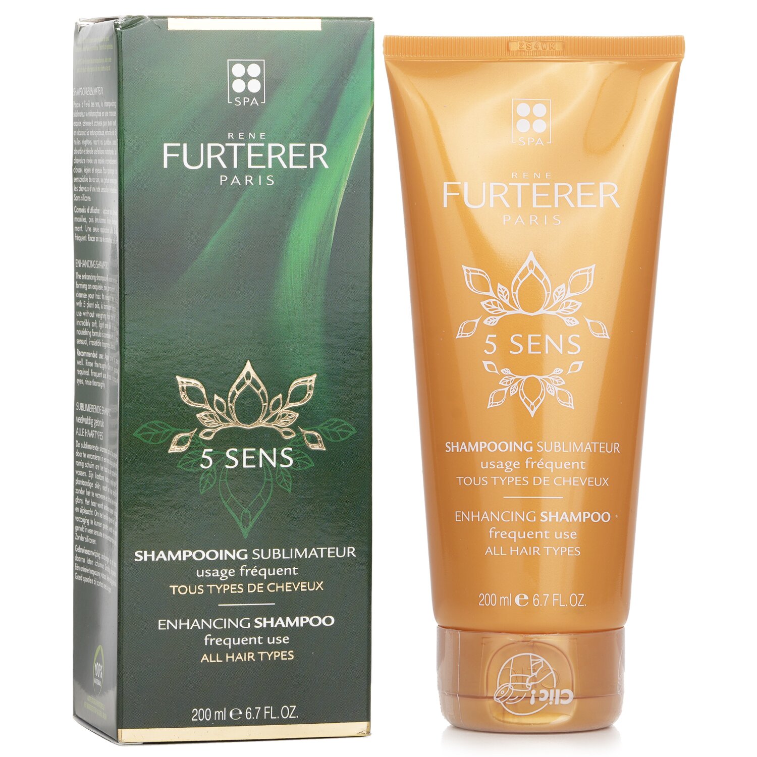 Rene Furterer 5 Sens Enhancing Shampoo (Frequent Use , All Hair Types) 200ml/6.7oz