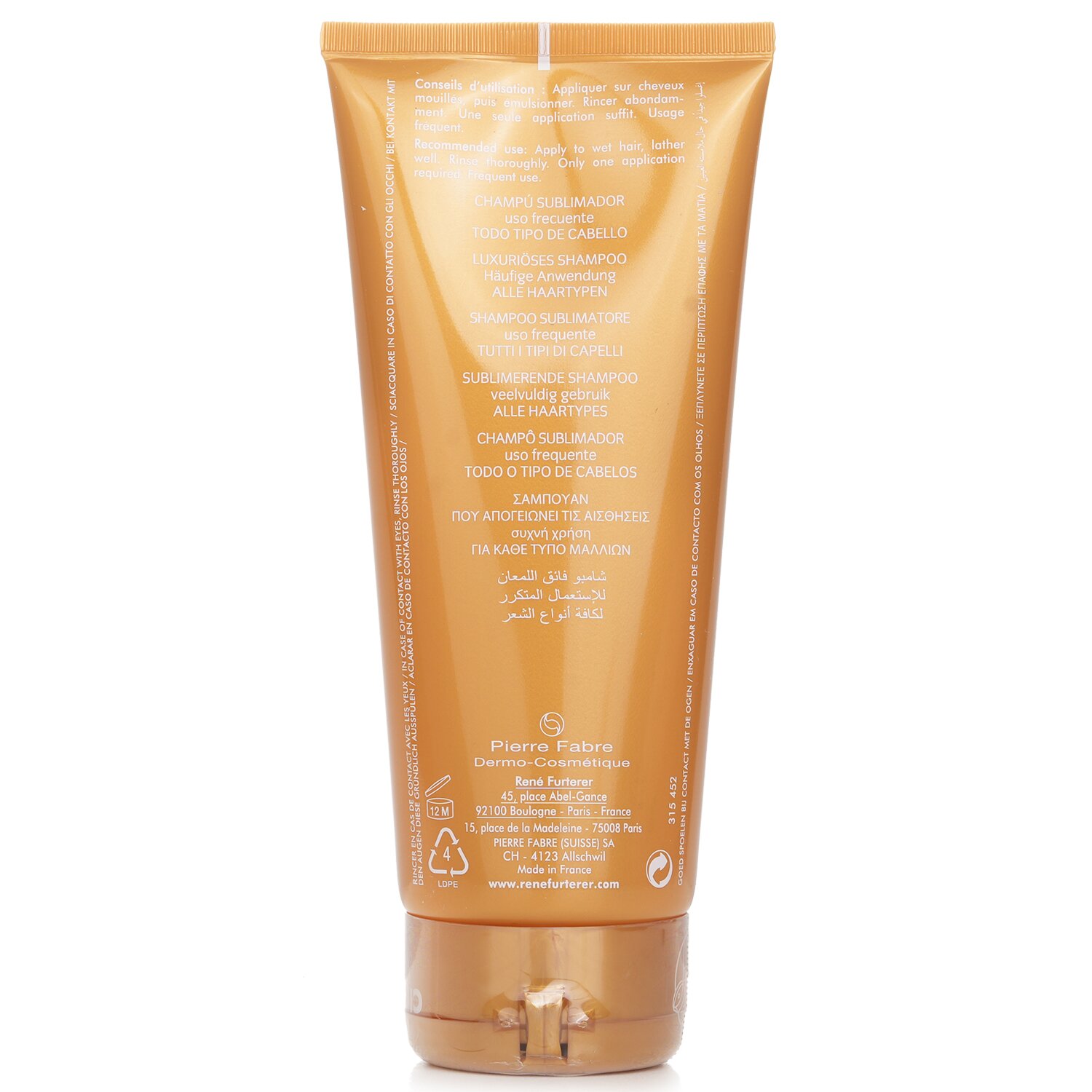Rene Furterer 5 Sens Enhancing Shampoo (Frequent Use , All Hair Types) 200ml/6.7oz