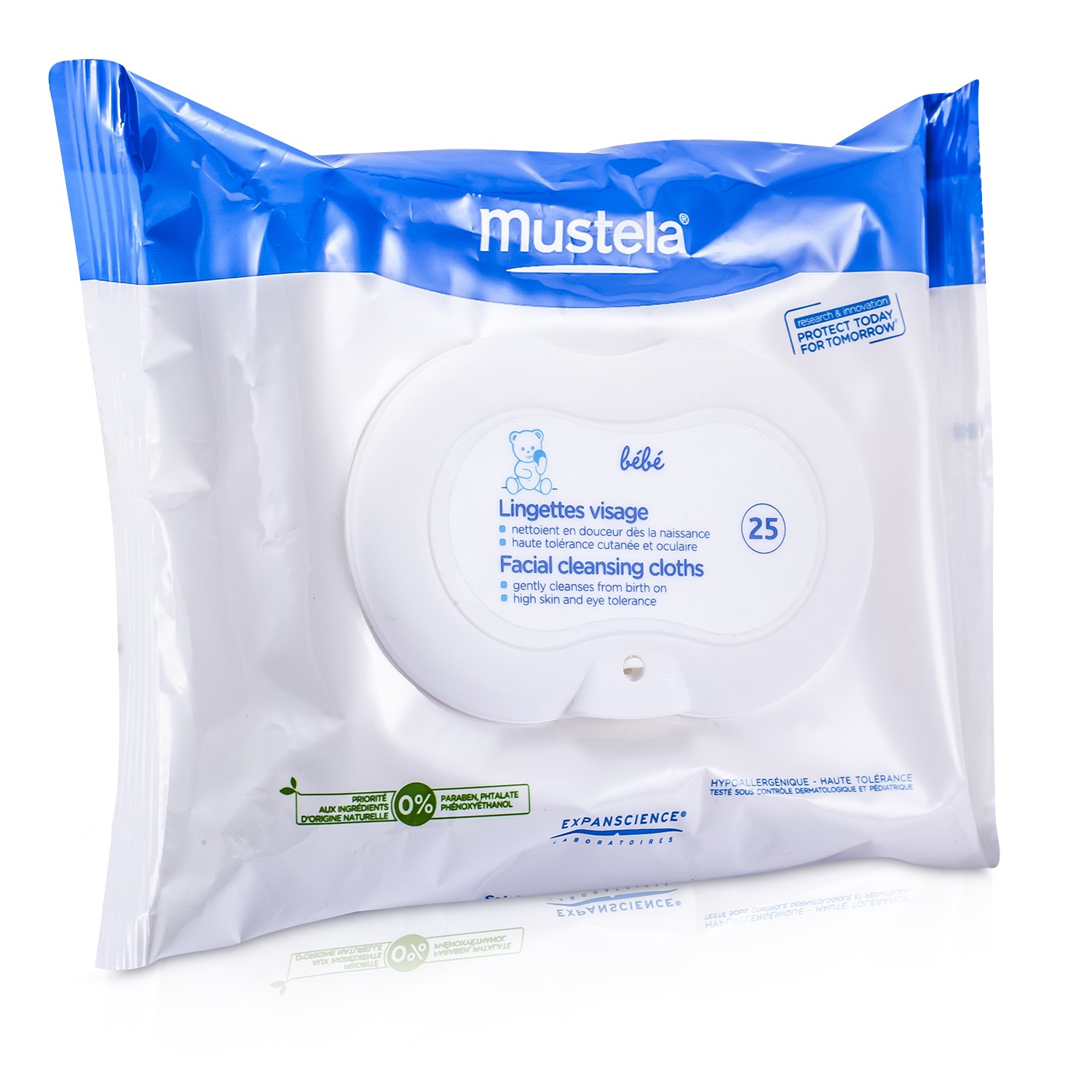 Mustela Facial Cleansing Cloths (Exp. Date 07/2018) 25cloths