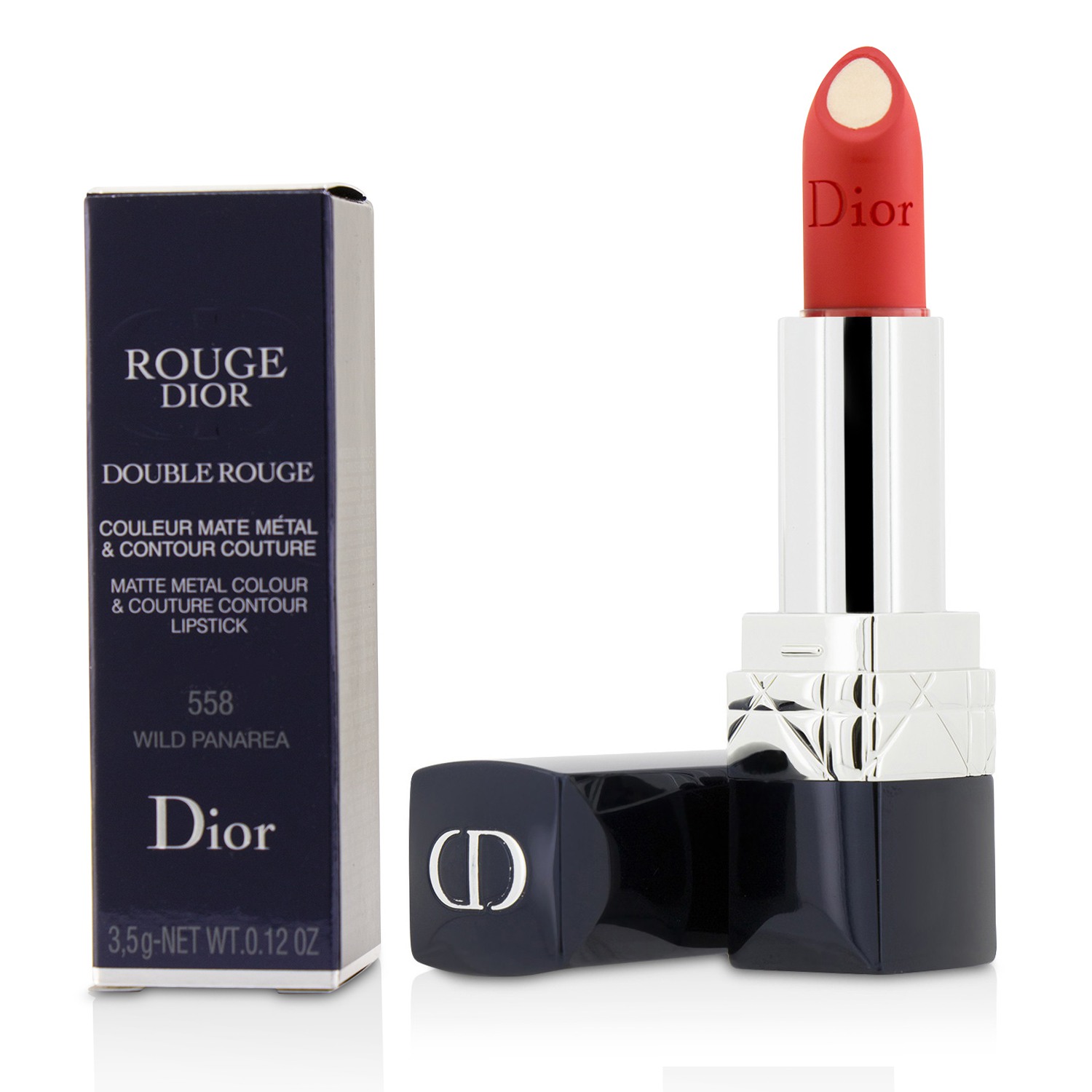 Christian Dior Rouge Dior Double Rouge Matte Metal Colour & Couture Contour Lipstick 3.5g/0.12oz