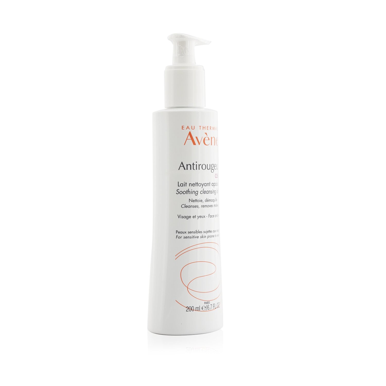 Avene Balsam do mycia twarzy Antirougeurs Clean Redness-Relief Refreshing Cleansing Lotion - For Sensitive Skin Prone to Redness 200ml/6.7oz