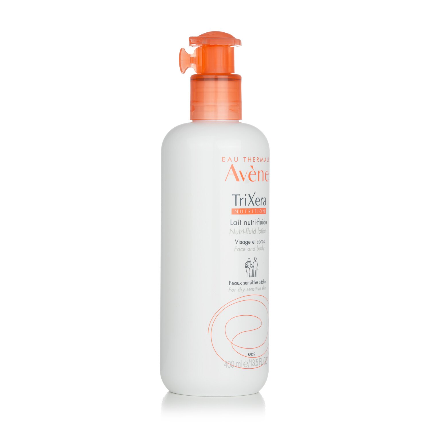 Avene TriXera Nutrition Nutri-Fluid Face & Body Lotion - For Dry Sensitive Skin 400ml/13.5oz