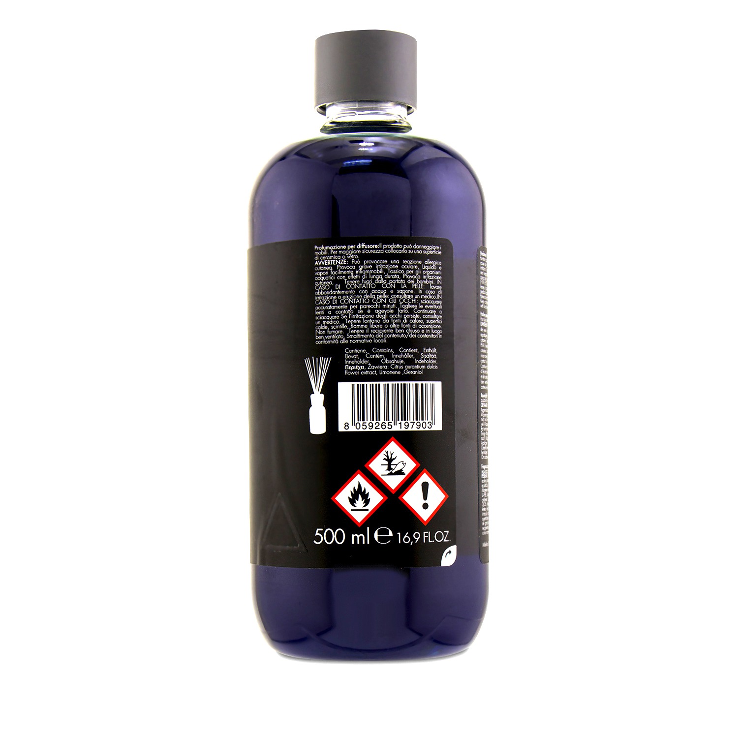 Millefiori Natural Fragrance Diffuser Refill - Berry Delight 500ml/16.7oz