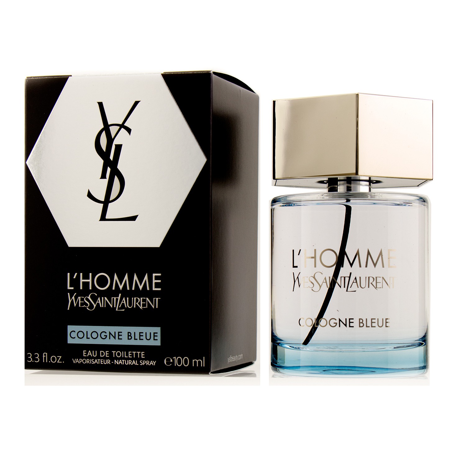 Yves Saint Laurent LHomme Cologne Bleue Eau De Toilette Spray 100ml/3.3oz