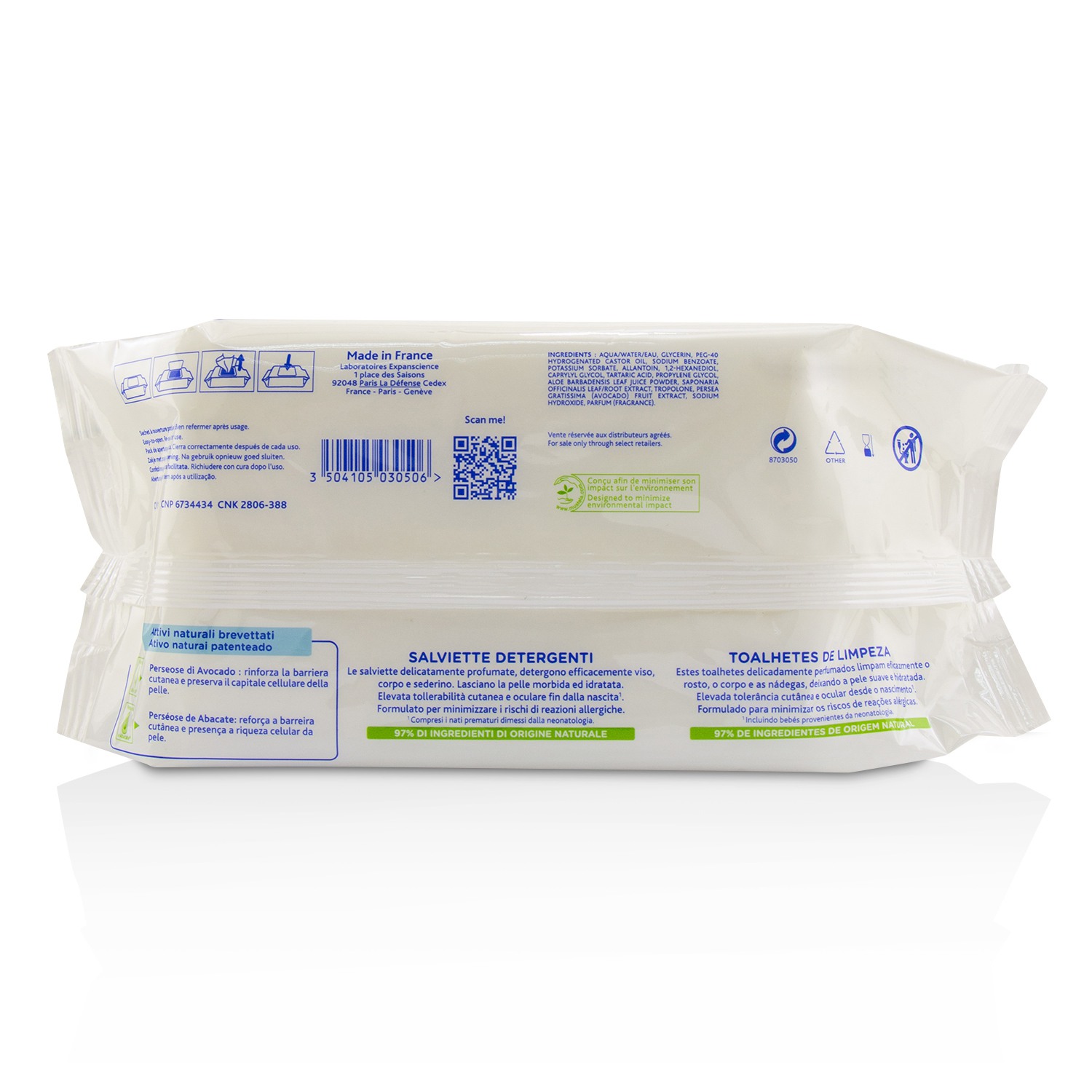 Mustela Cleansing Wipes - Delicately Fragranced (For Normal Skin) 70wipes