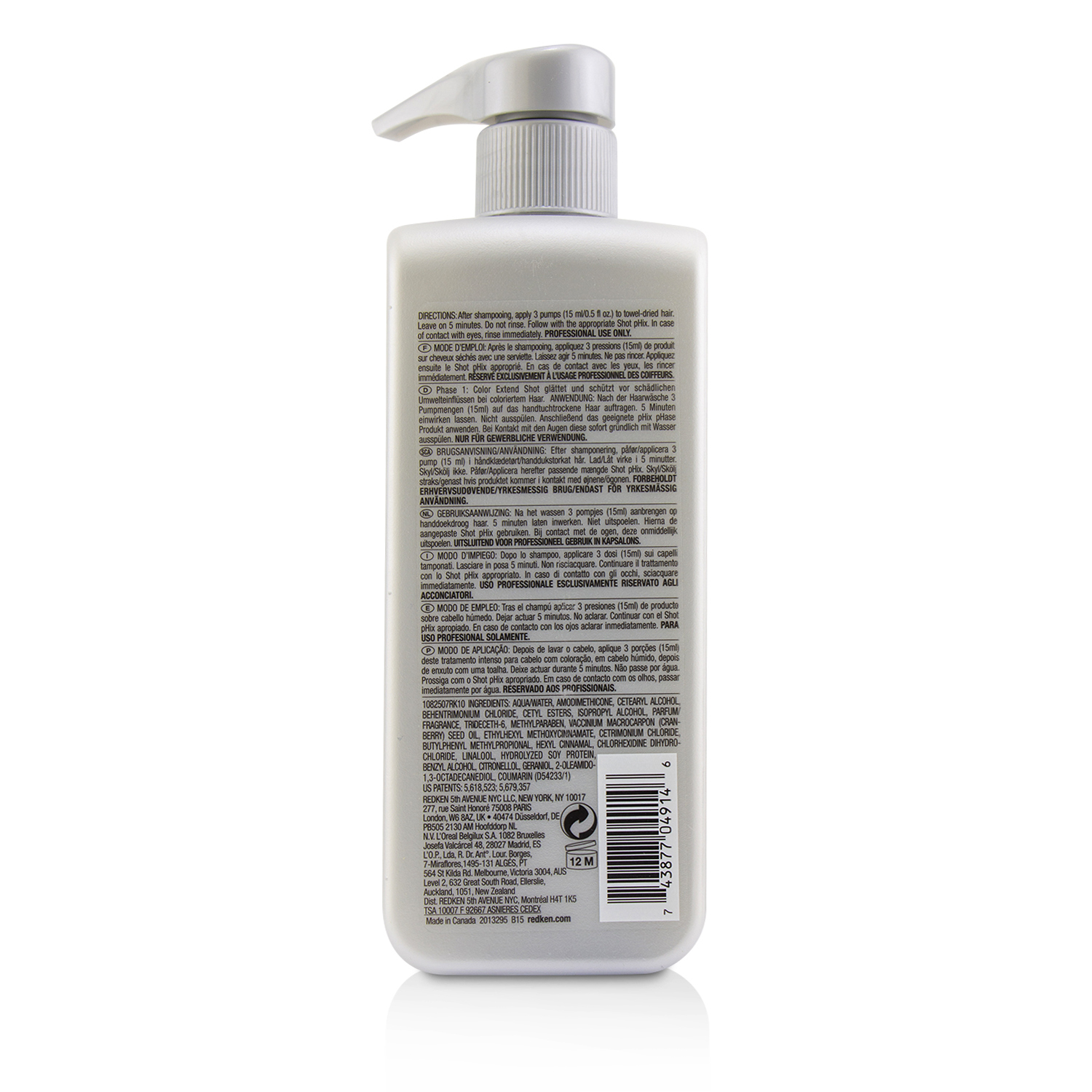Redken Chemistry Shot Phase Color Extend Deep Treatment (For Color-Treated Hair) 500ml/16.9oz