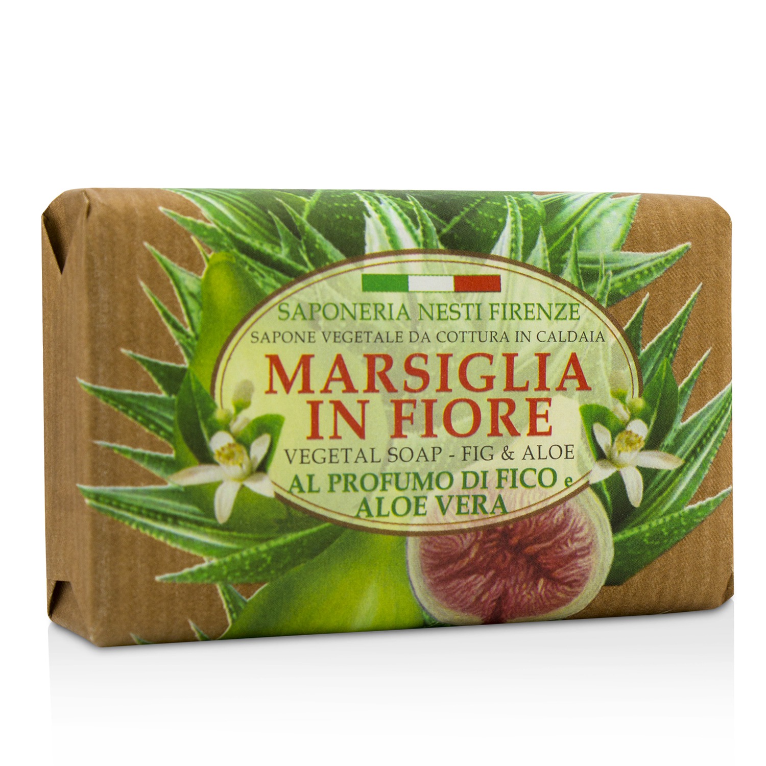 Nesti Dante Marsiglia In Fiore Vegetal Soap - Fig & Aloe Vera 125g/4.3oz