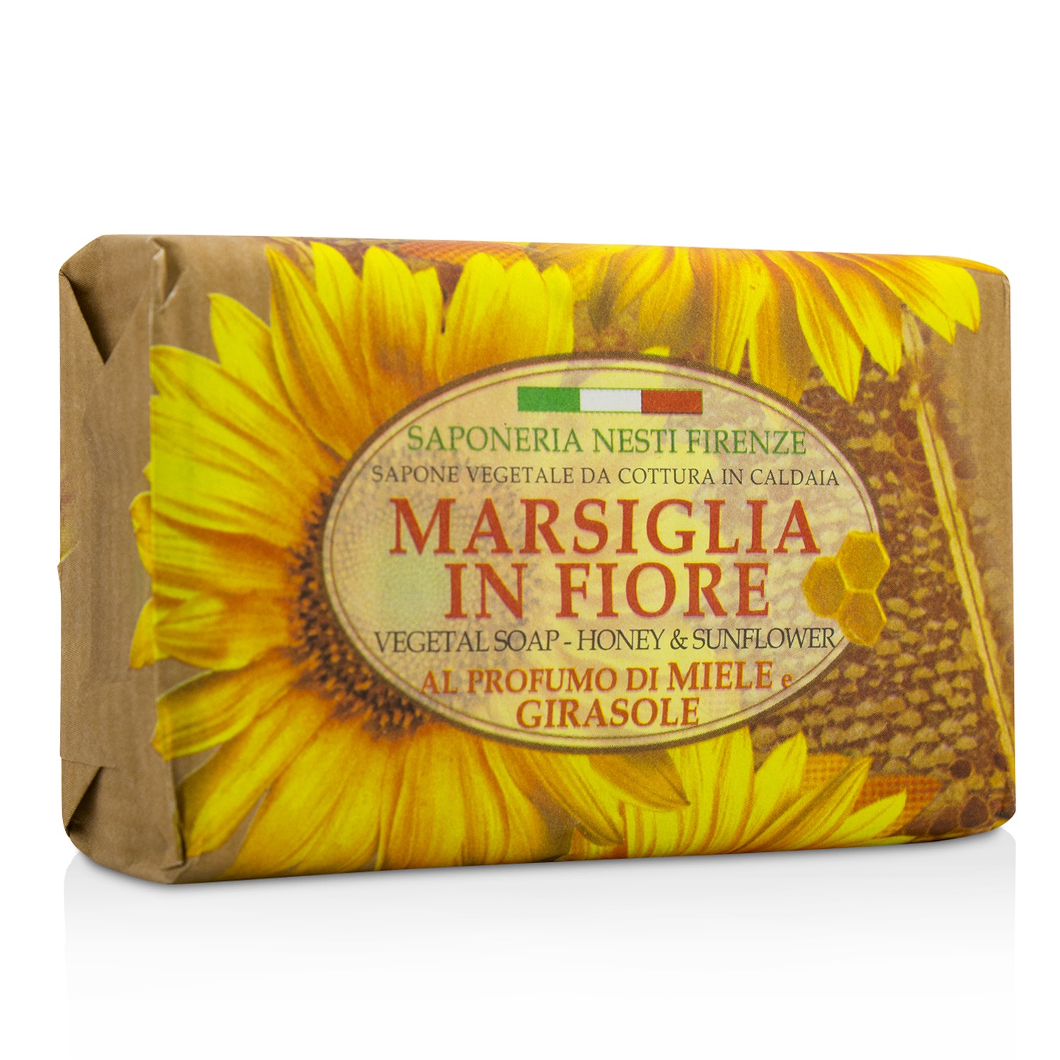 Nesti Dante Marsiglia In Fiore Vegetal Soap - Honey & Sunflower 125g/4.3oz