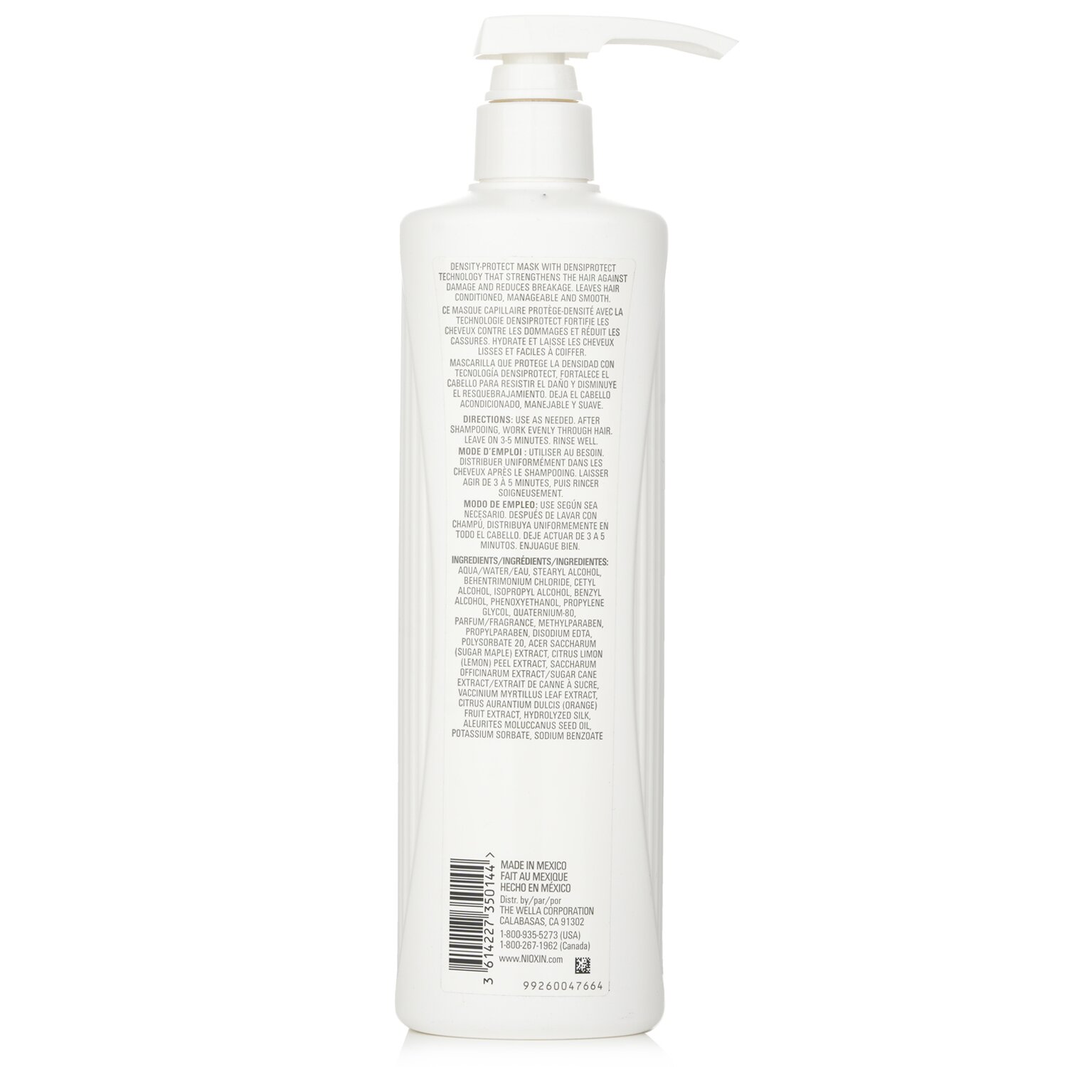 Nioxin 3D Intensive Deep Protect Density Mask (Anti-Breakage Strengthening Treatment) 500ml/16.9oz