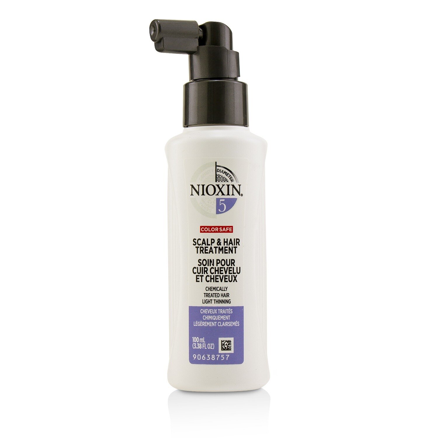 Nioxin Diameter System 5 Scalp & Hair Treatment (Chemically Treated Hair, Light Thinning, Color Safe) 100ml/3.38oz