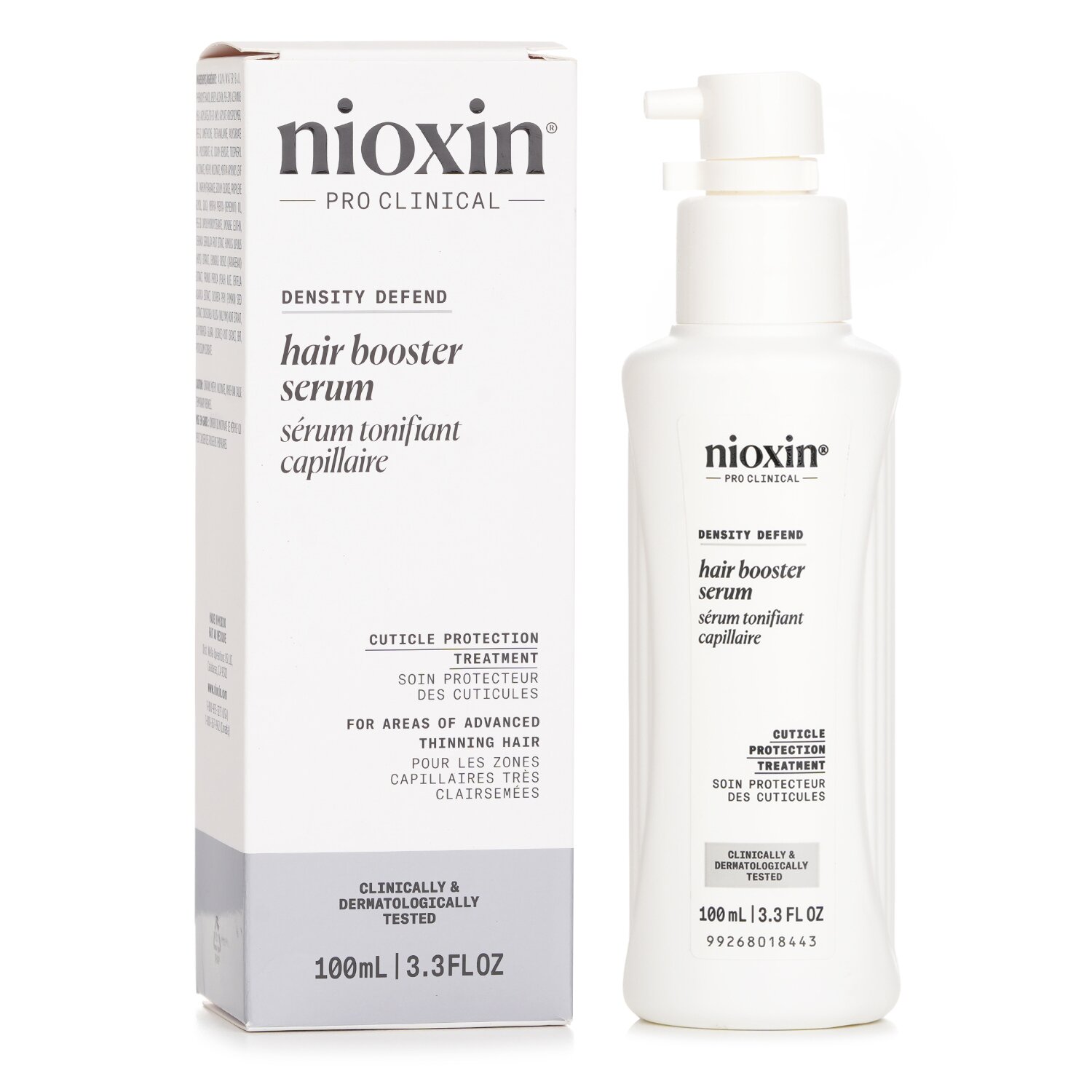 Nioxin 3D Intensive Hair Booster (Cuticle Protection Treatment For Areas Of Progressed Thinning Hair) (Random Packaging) 100ml/3.38oz